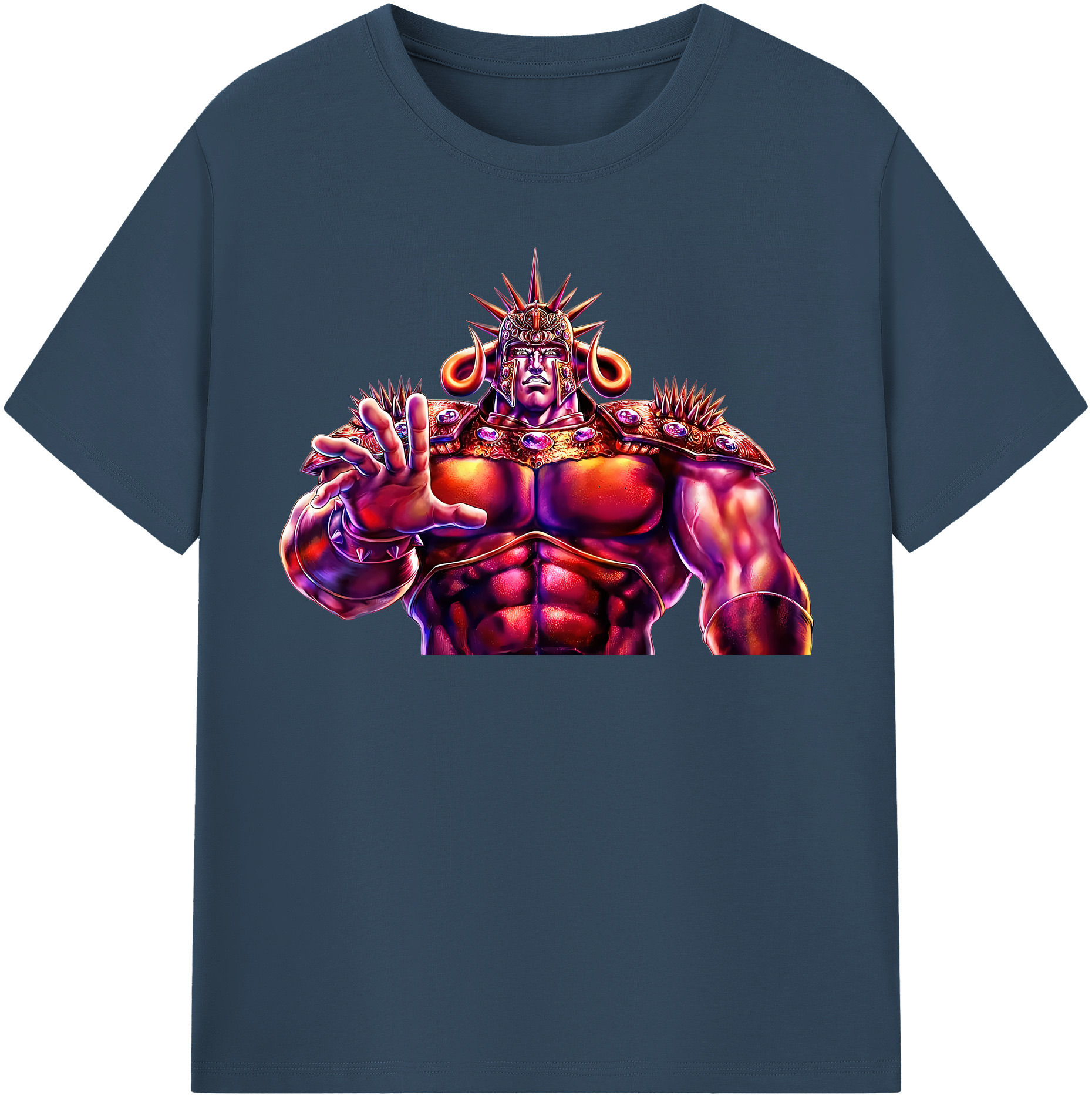（画像用） 北斗の拳 Fist of the North Star レディースカジュアルプリントTシャツ（綿100％）