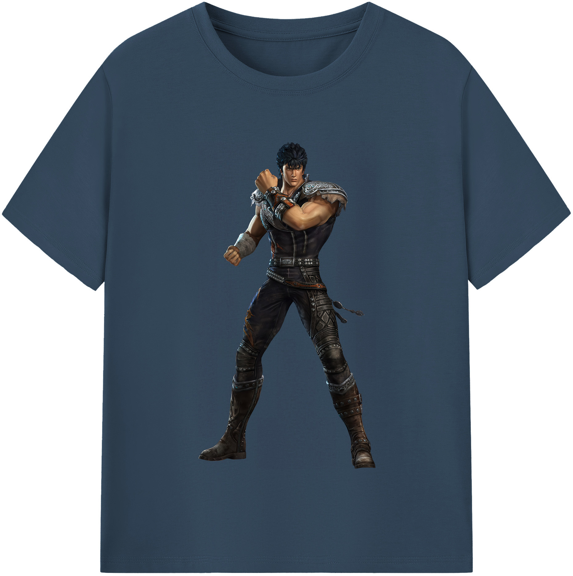 （画像用） 北斗の拳 Fist of the North Star レディースカジュアルプリントTシャツ（綿100％）