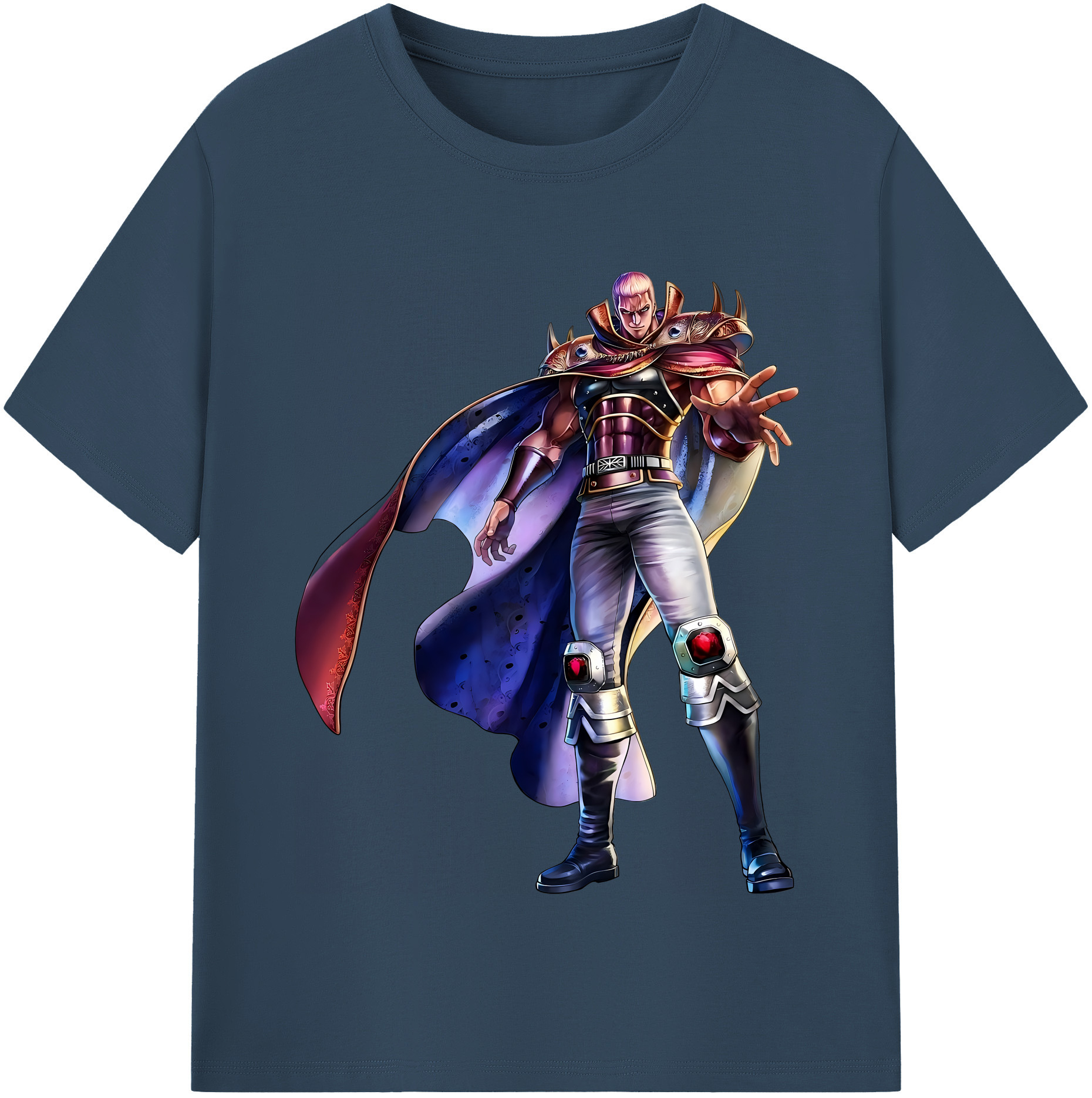 （画像用） 北斗の拳 Fist of the North Star レディースカジュアルプリントTシャツ（綿100％）