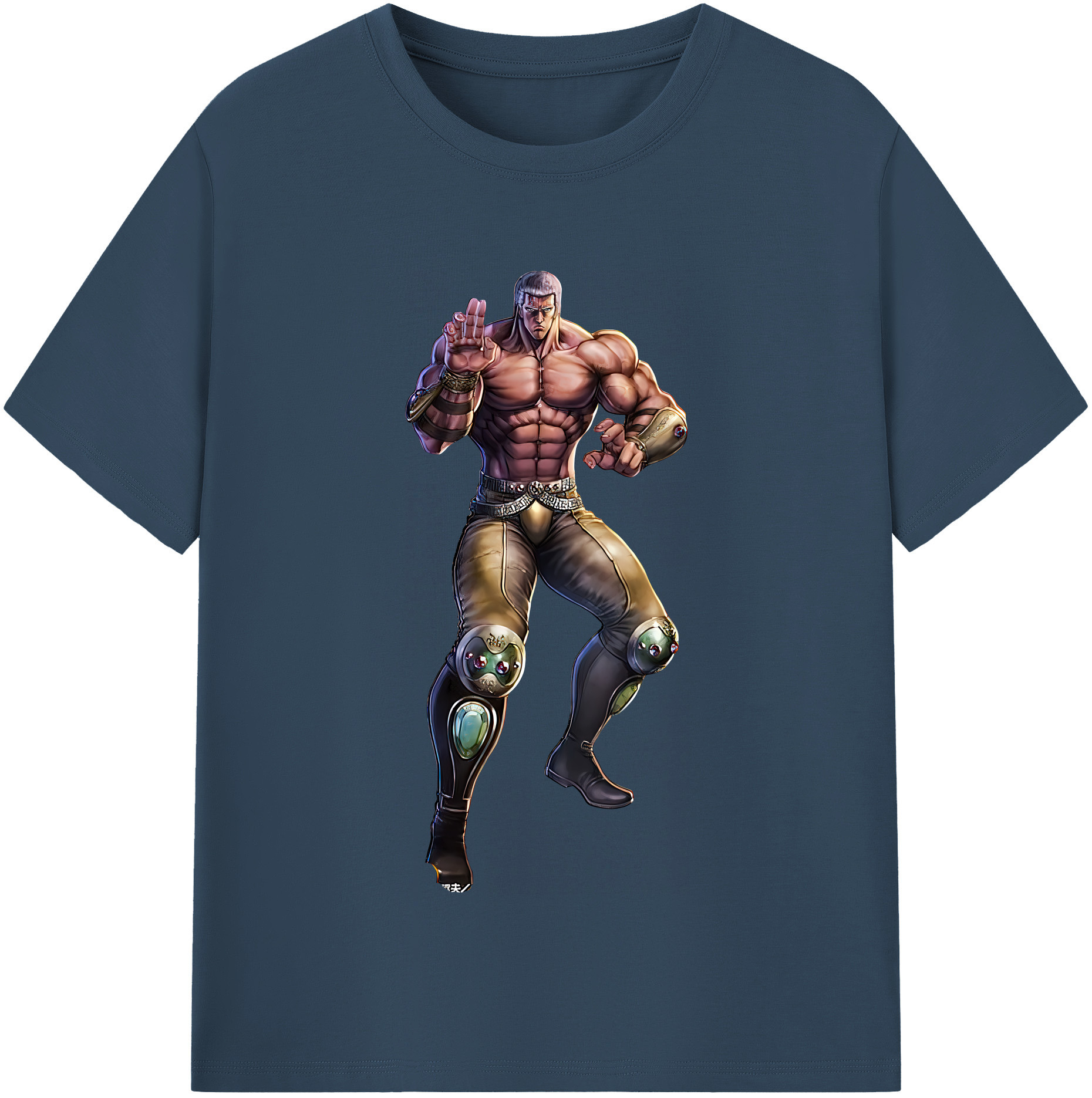 （画像用） 北斗の拳 Fist of the North Star レディースカジュアルプリントTシャツ（綿100％）