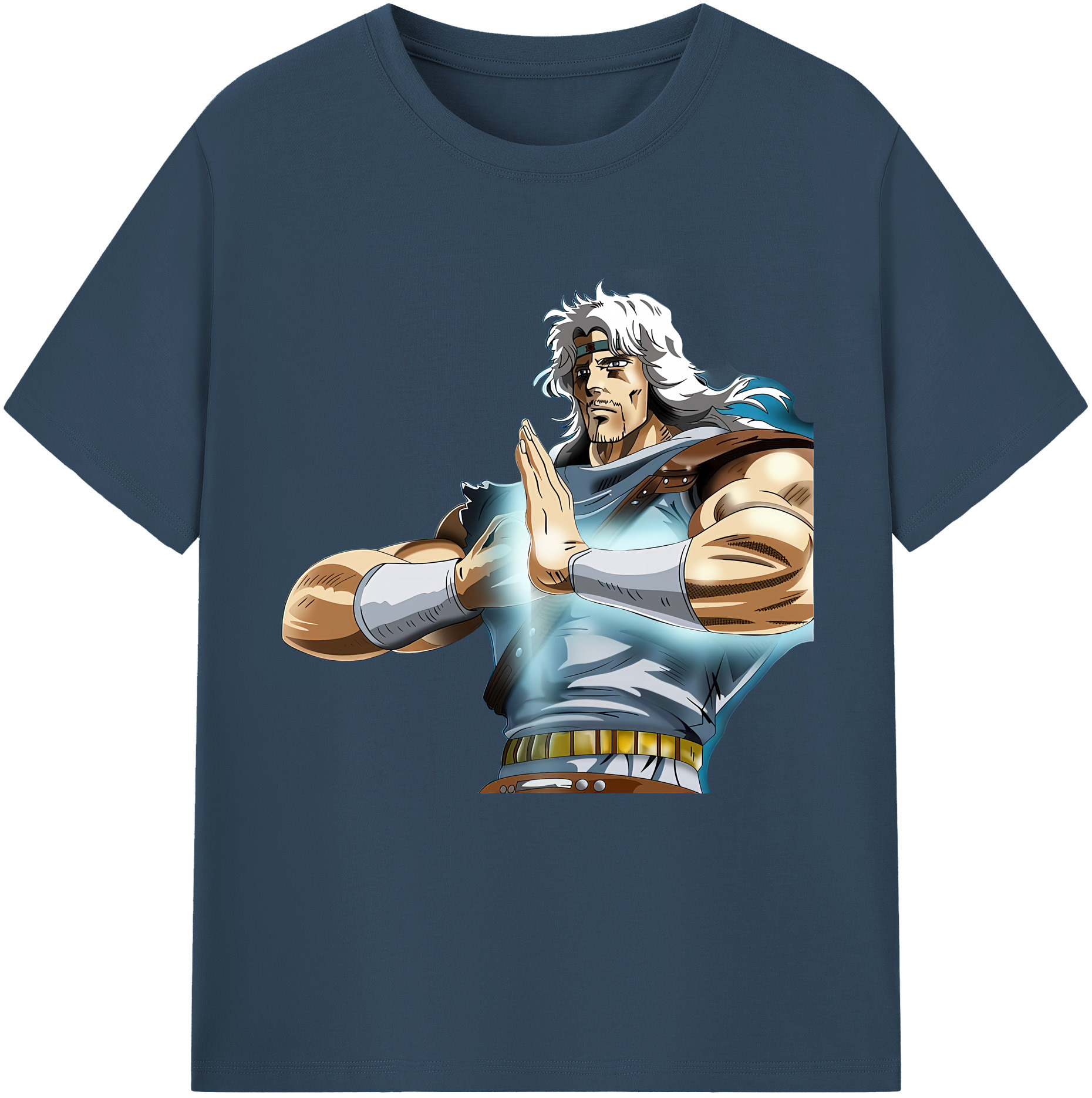 （画像用） 北斗の拳 Fist of the North Star レディースカジュアルプリントTシャツ（綿100％）