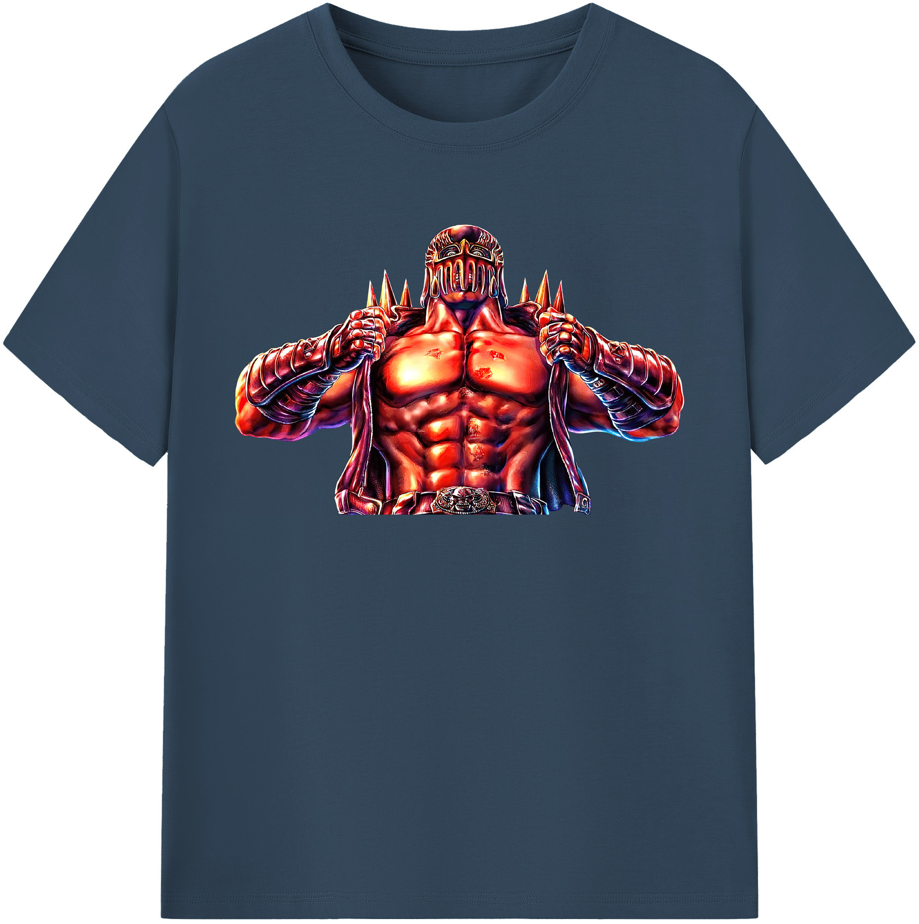 （画像用） 北斗の拳 Fist of the North Star レディースカジュアルプリントTシャツ（綿100％）