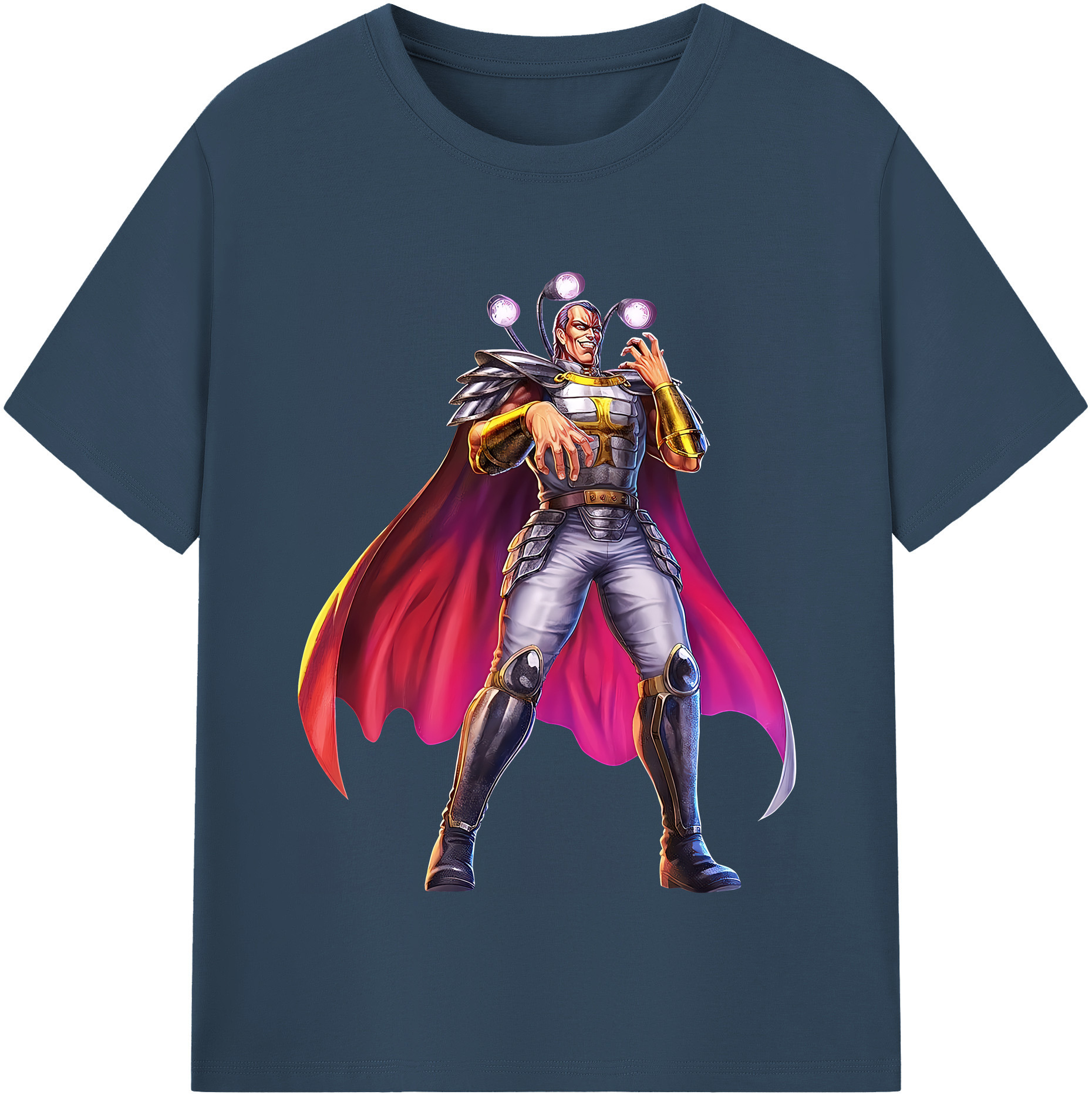 （画像用） 北斗の拳 Fist of the North Star レディースカジュアルプリントTシャツ（綿100％）