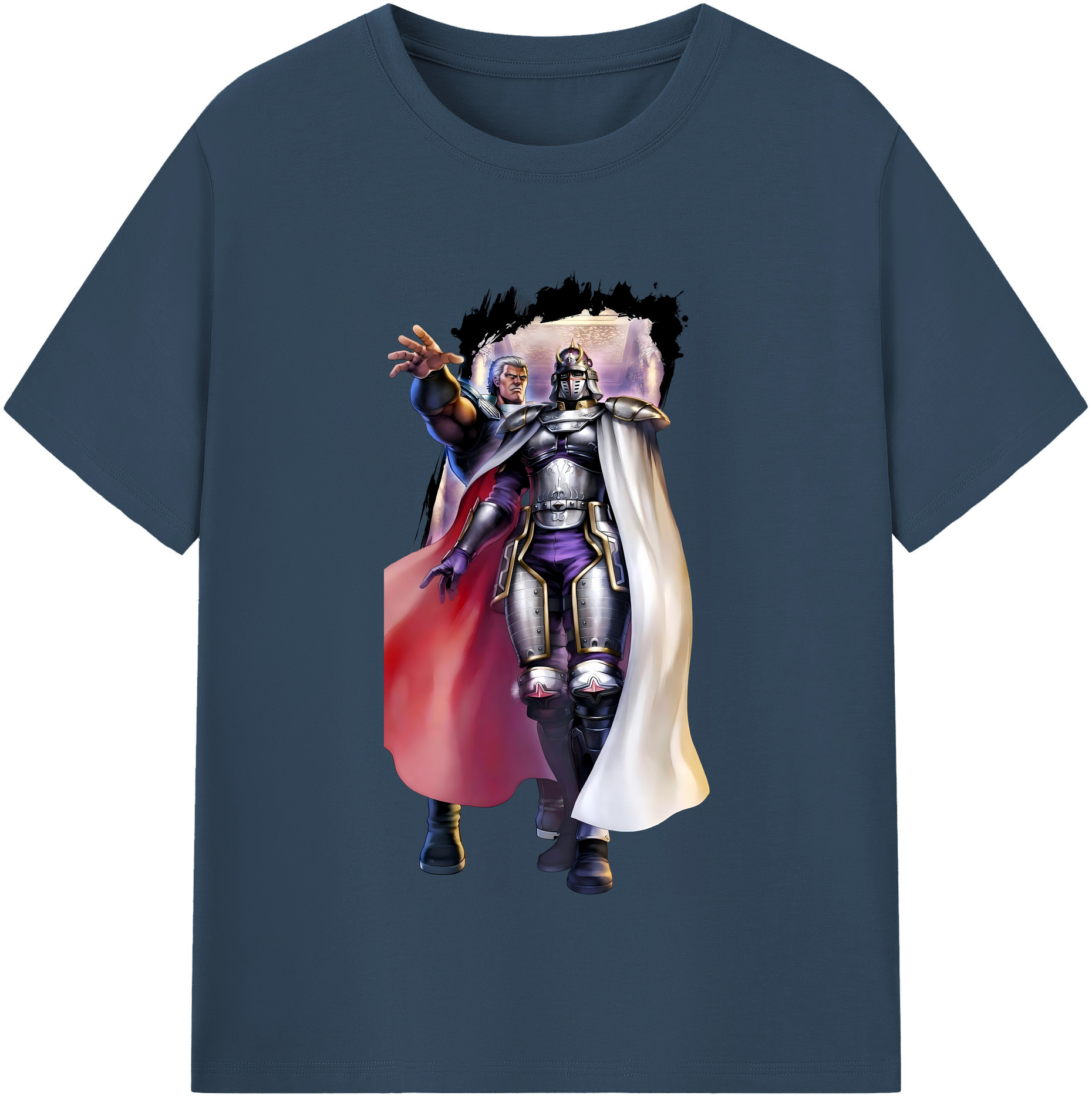 （画像用） 北斗の拳 Fist of the North Star レディースカジュアルプリントTシャツ（綿100％）