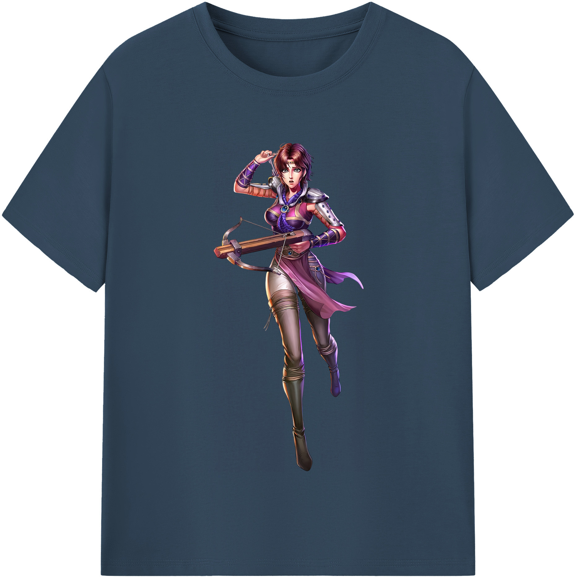 （画像用） 北斗の拳 Fist of the North Star レディースカジュアルプリントTシャツ（綿100％）