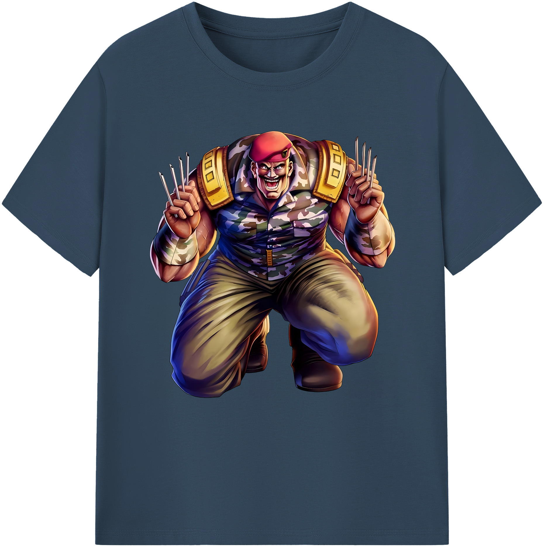 （画像用） 北斗の拳 Fist of the North Star レディースカジュアルプリントTシャツ（綿100％）