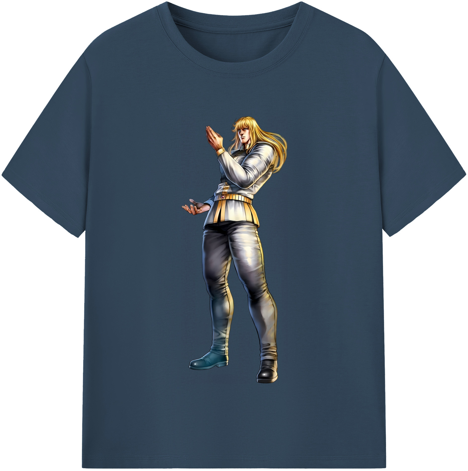 （画像用） 北斗の拳 Fist of the North Star レディースカジュアルプリントTシャツ（綿100％）
