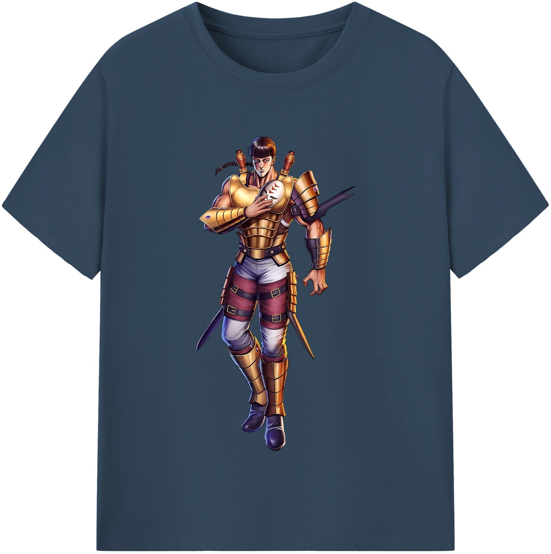 （画像用） 北斗の拳 Fist of the North Star レディースカジュアルプリントTシャツ（綿100％）