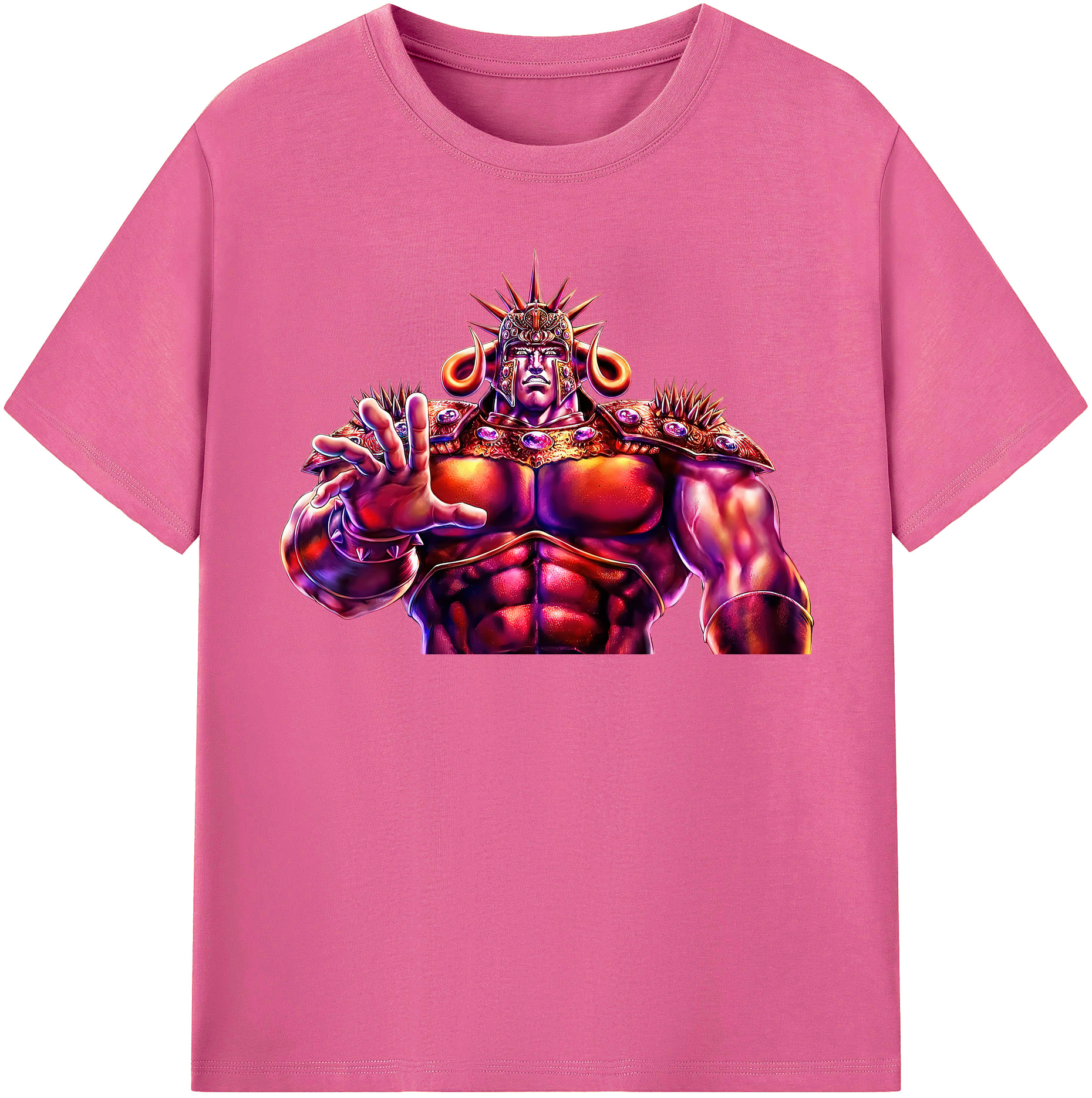 （画像用） 北斗の拳 Fist of the North Star レディースカジュアルプリントTシャツ（綿100％）