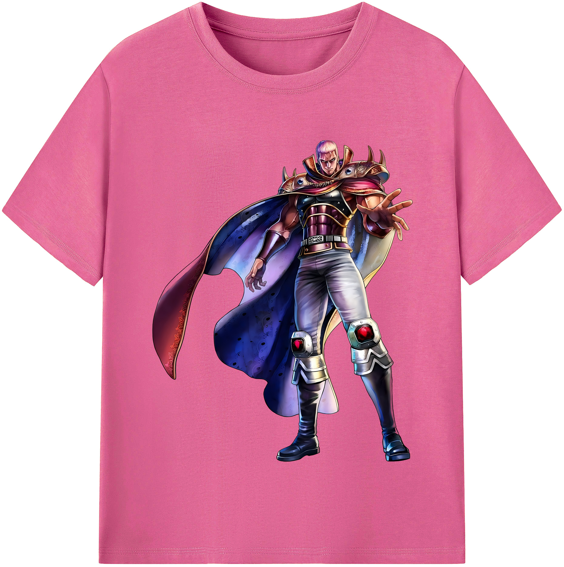（画像用） 北斗の拳 Fist of the North Star レディースカジュアルプリントTシャツ（綿100％）