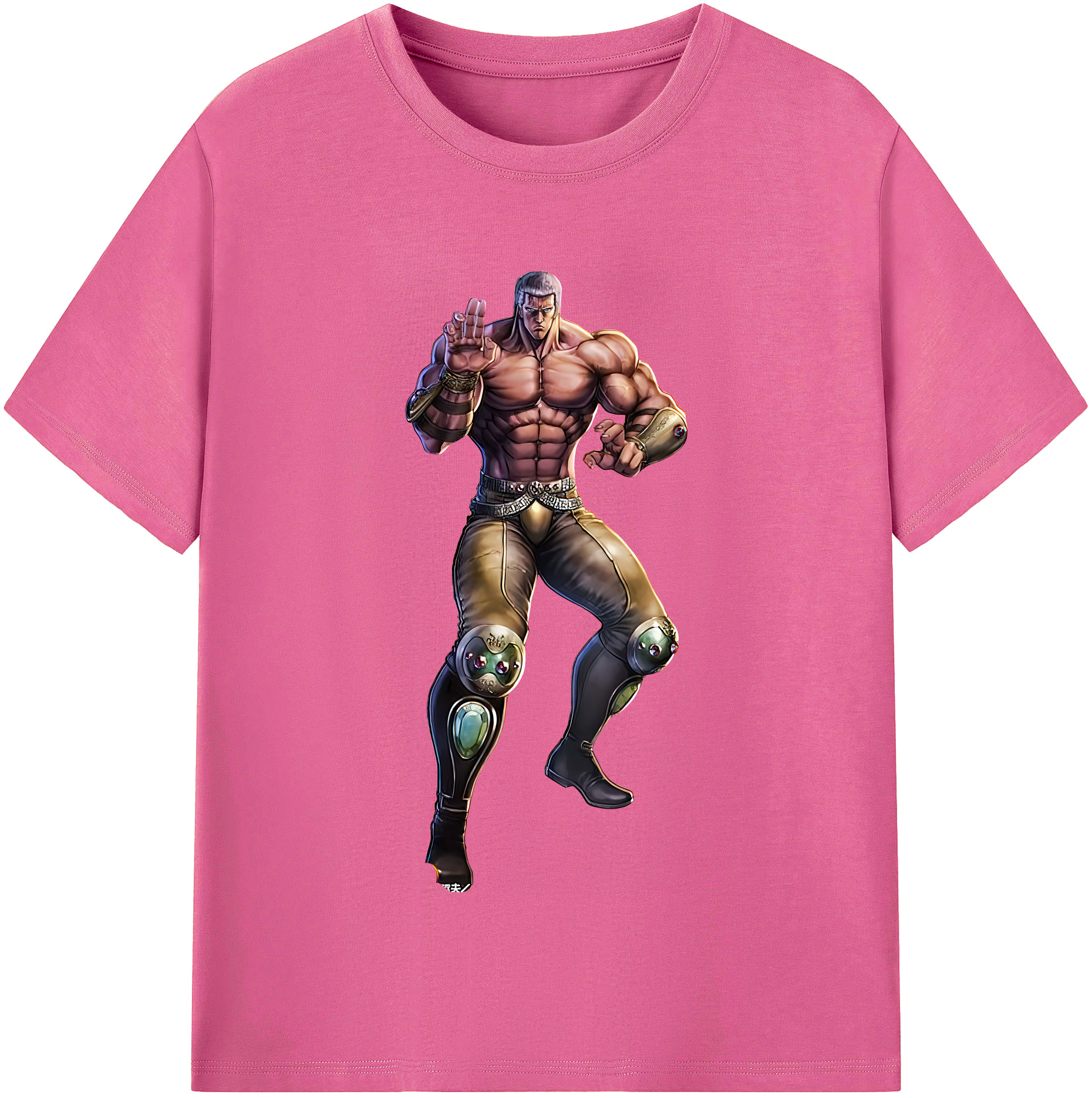 （画像用） 北斗の拳 Fist of the North Star レディースカジュアルプリントTシャツ（綿100％）