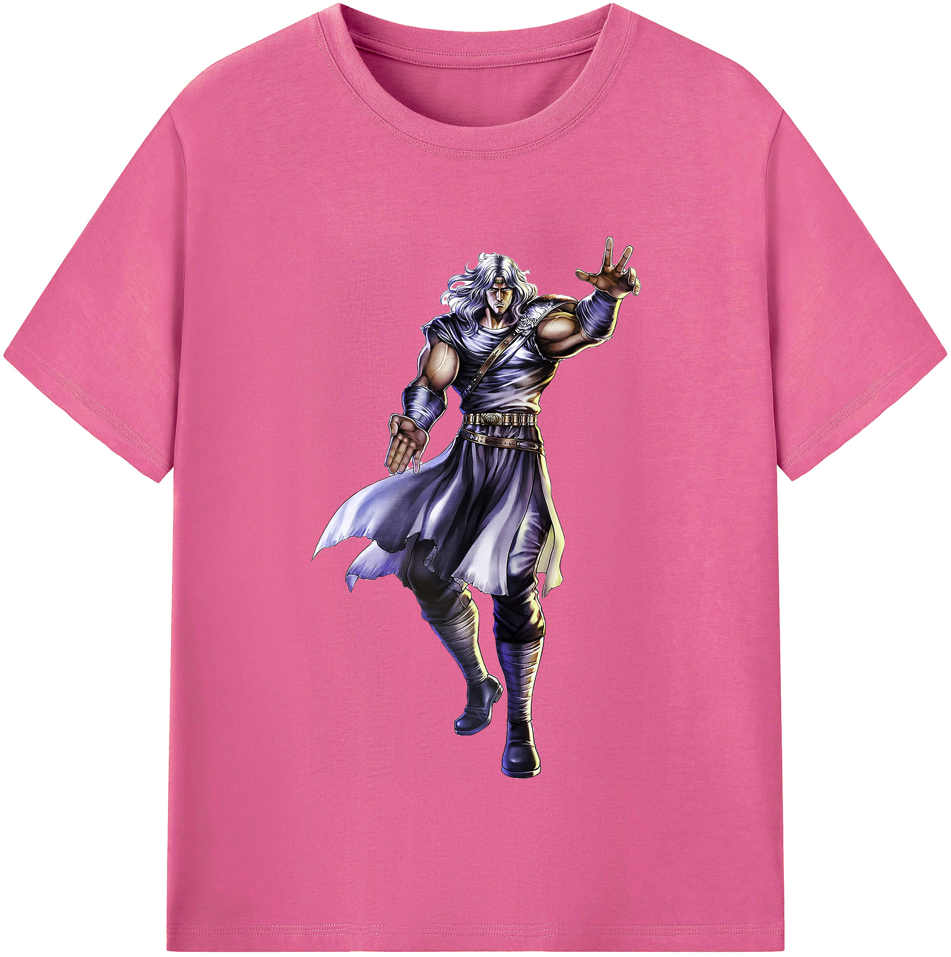 （画像用） 北斗の拳 Fist of the North Star レディースカジュアルプリントTシャツ（綿100％）