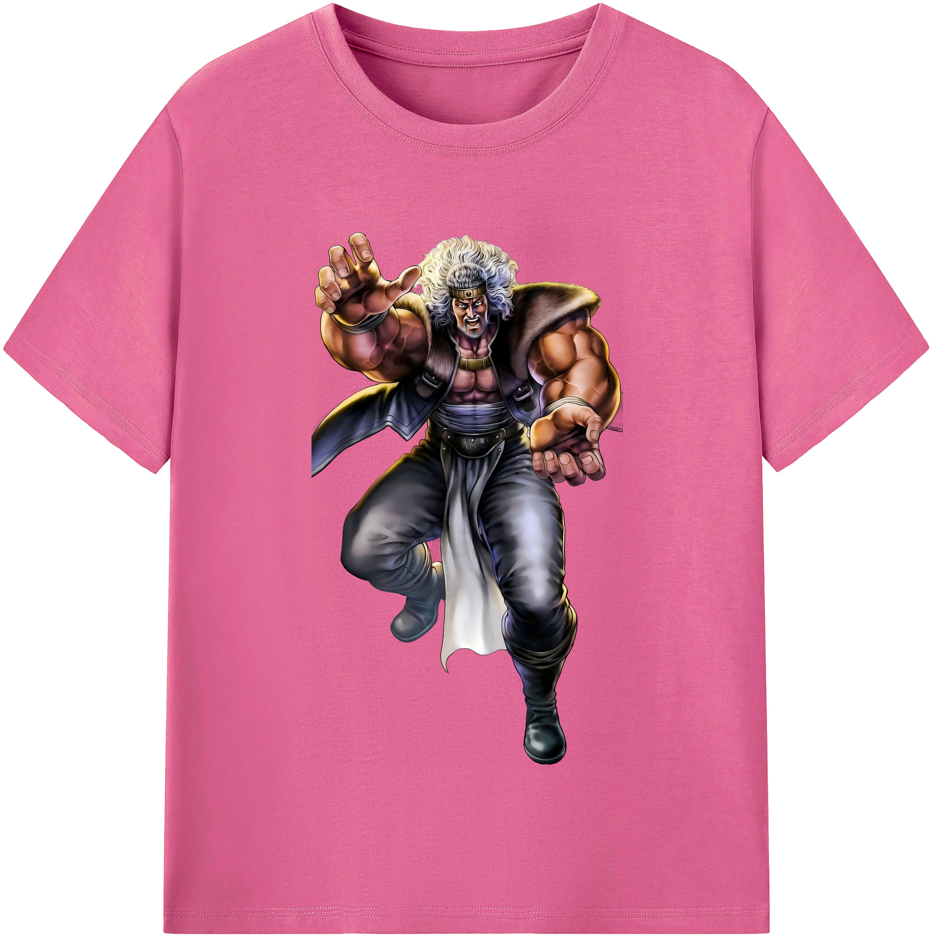 （画像用） 北斗の拳 Fist of the North Star レディースカジュアルプリントTシャツ（綿100％）
