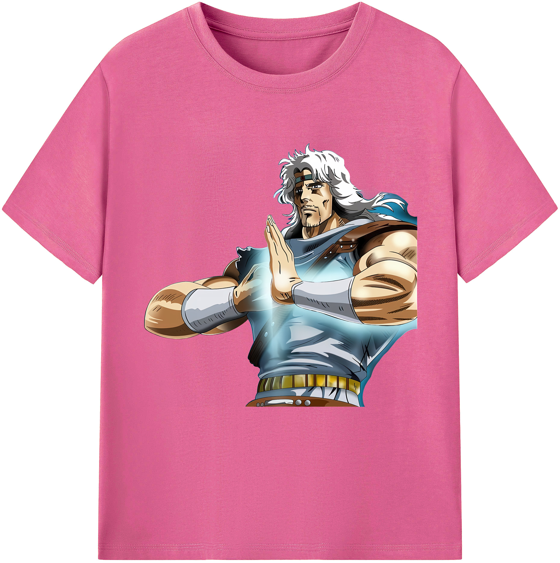 （画像用） 北斗の拳 Fist of the North Star レディースカジュアルプリントTシャツ（綿100％）
