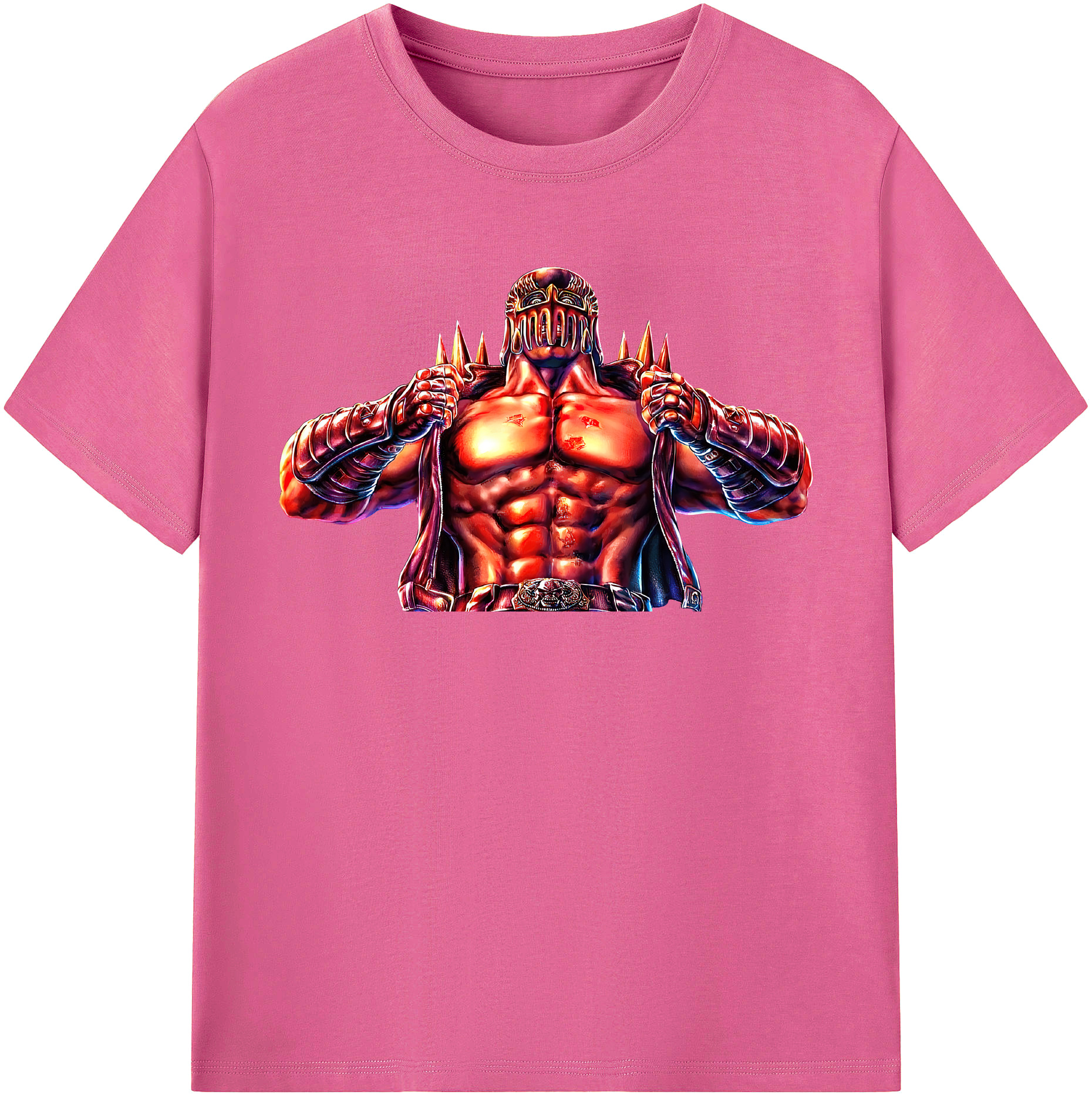 （画像用） 北斗の拳 Fist of the North Star レディースカジュアルプリントTシャツ（綿100％）