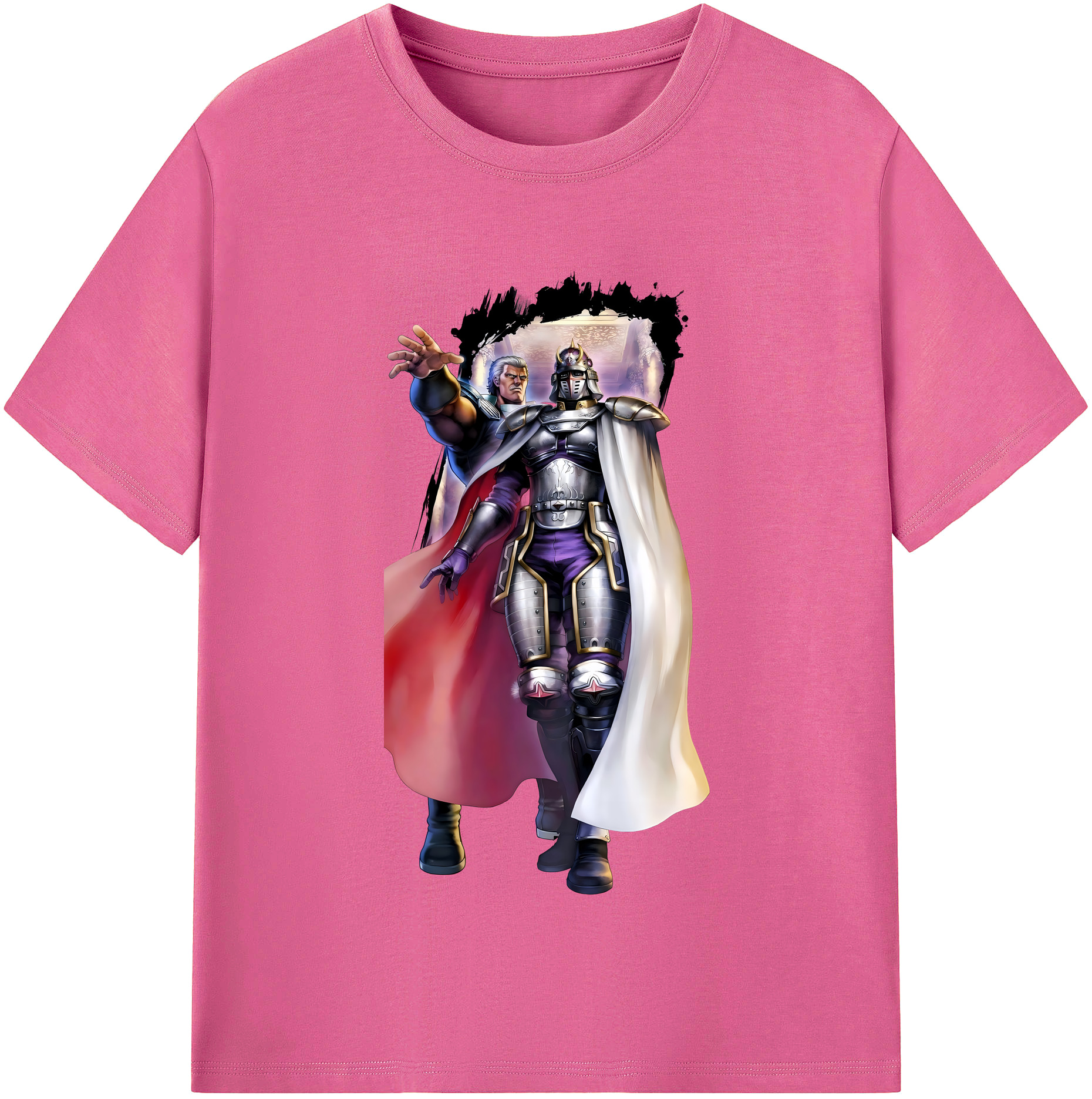 （画像用） 北斗の拳 Fist of the North Star レディースカジュアルプリントTシャツ（綿100％）