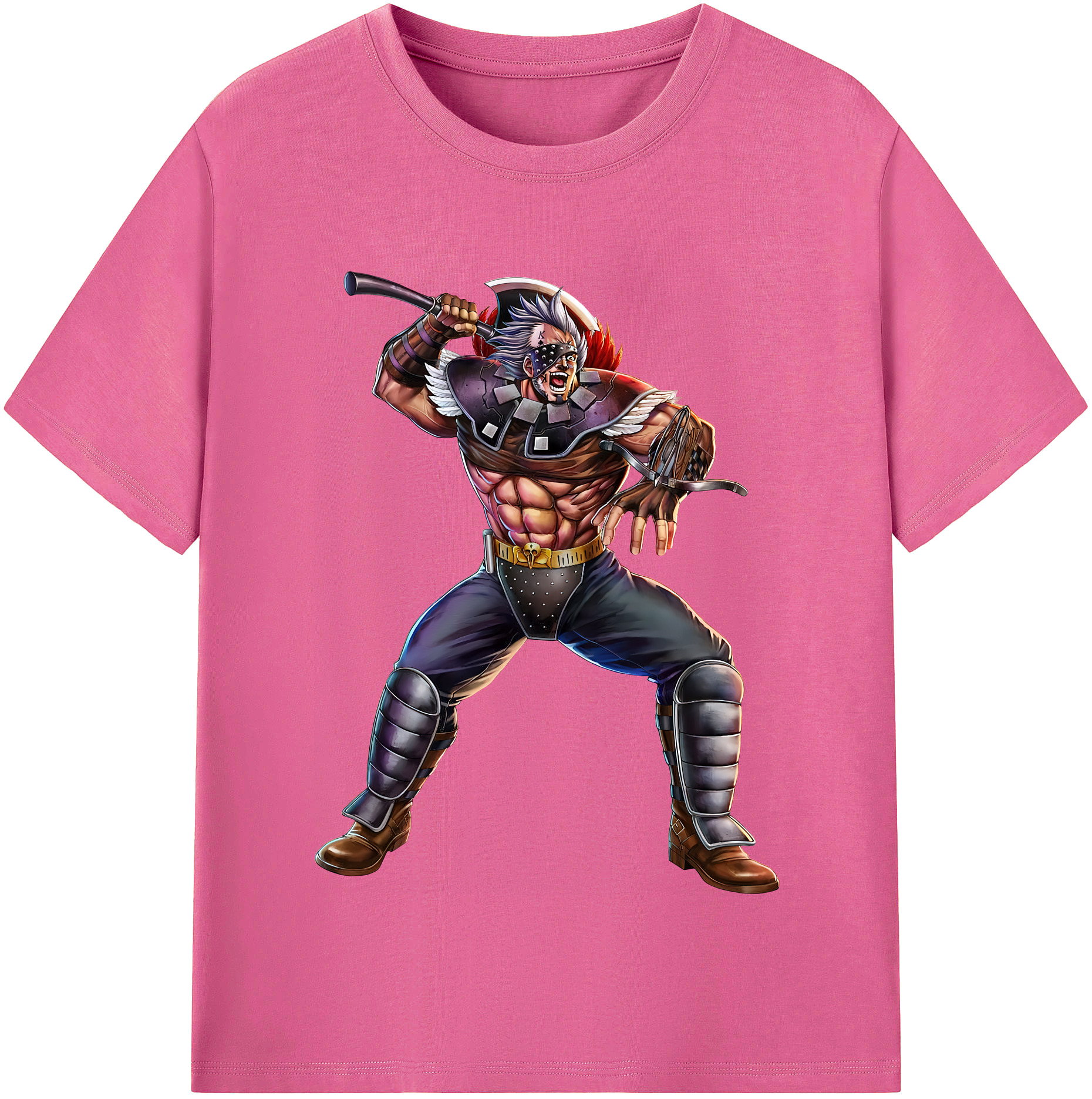 （画像用） 北斗の拳 Fist of the North Star レディースカジュアルプリントTシャツ（綿100％）