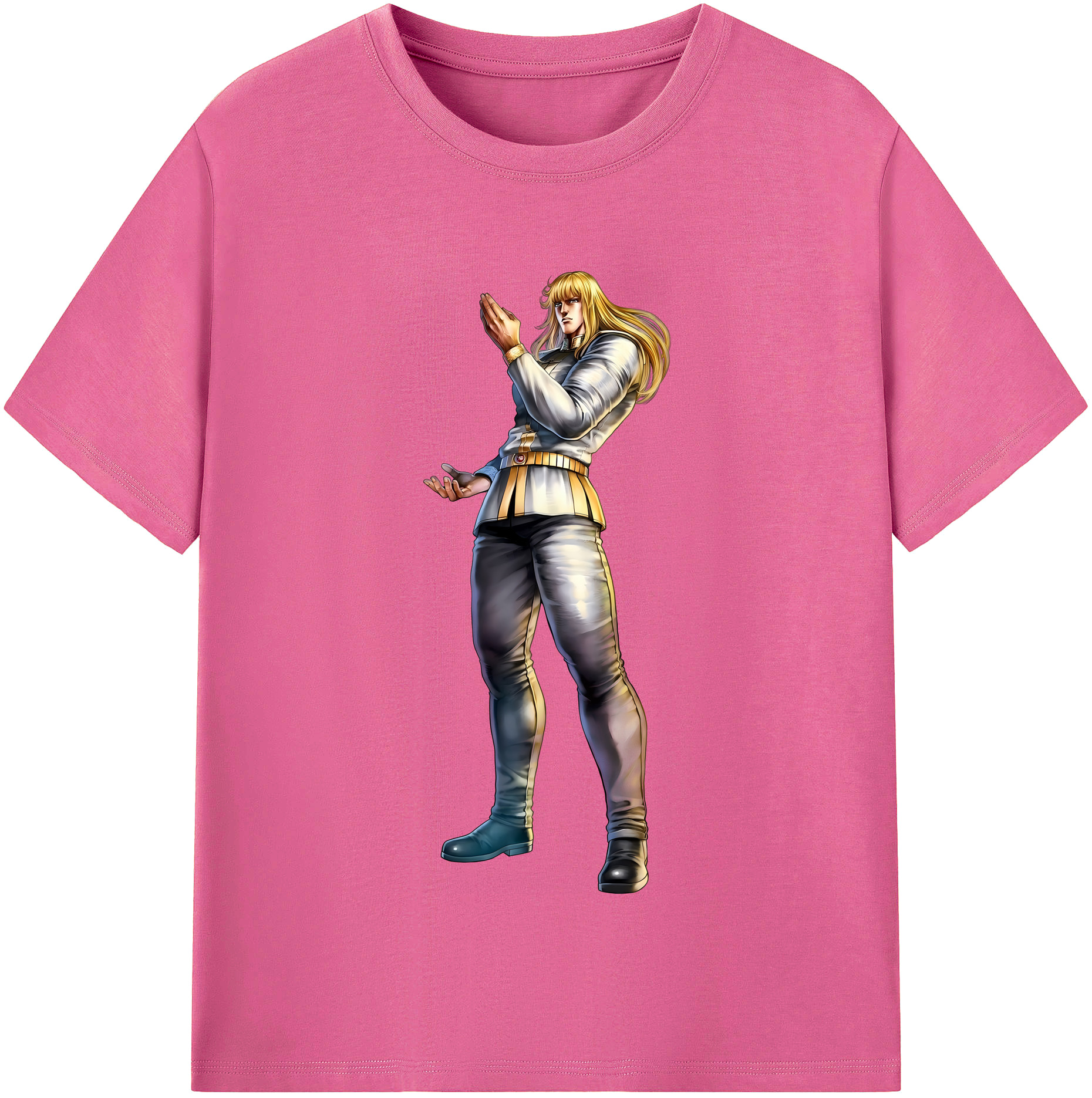 （画像用） 北斗の拳 Fist of the North Star レディースカジュアルプリントTシャツ（綿100％）