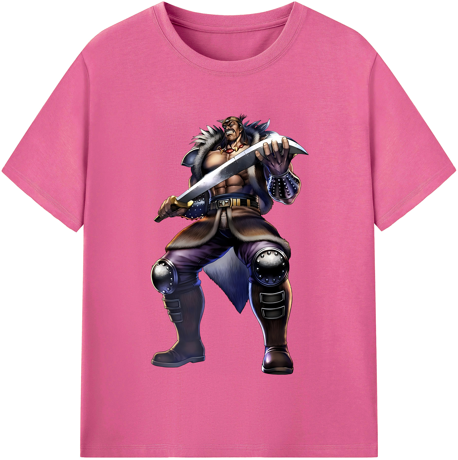 （画像用） 北斗の拳 Fist of the North Star レディースカジュアルプリントTシャツ（綿100％）