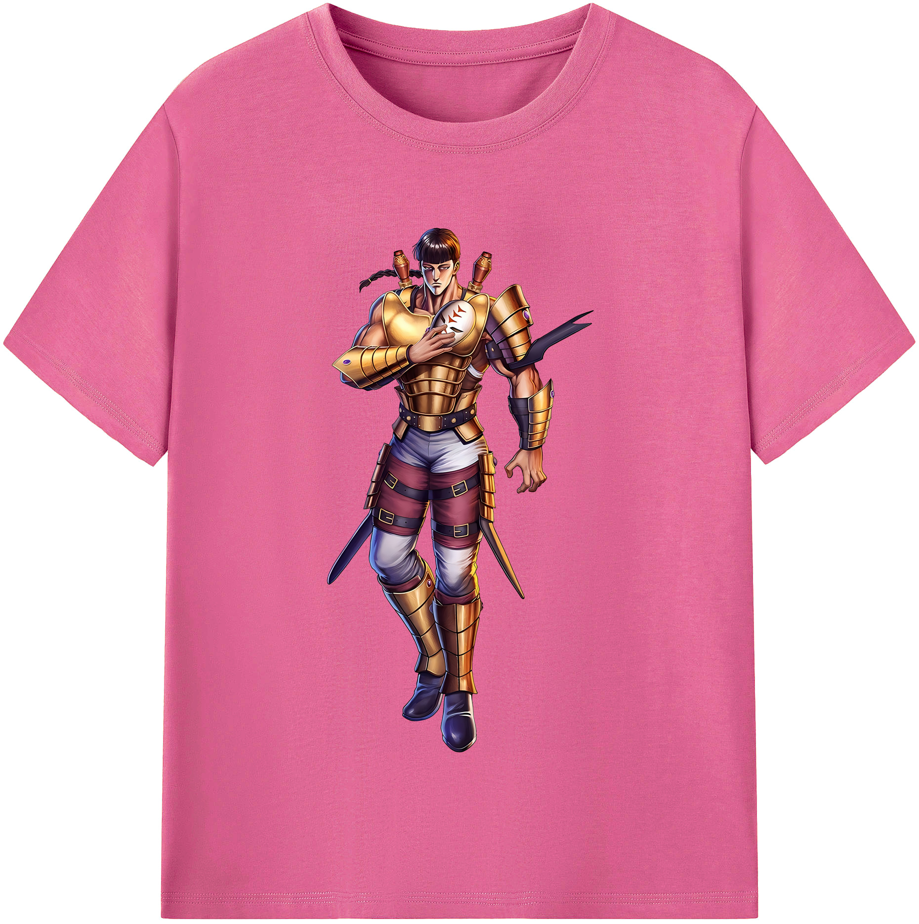 （画像用） 北斗の拳 Fist of the North Star レディースカジュアルプリントTシャツ（綿100％）