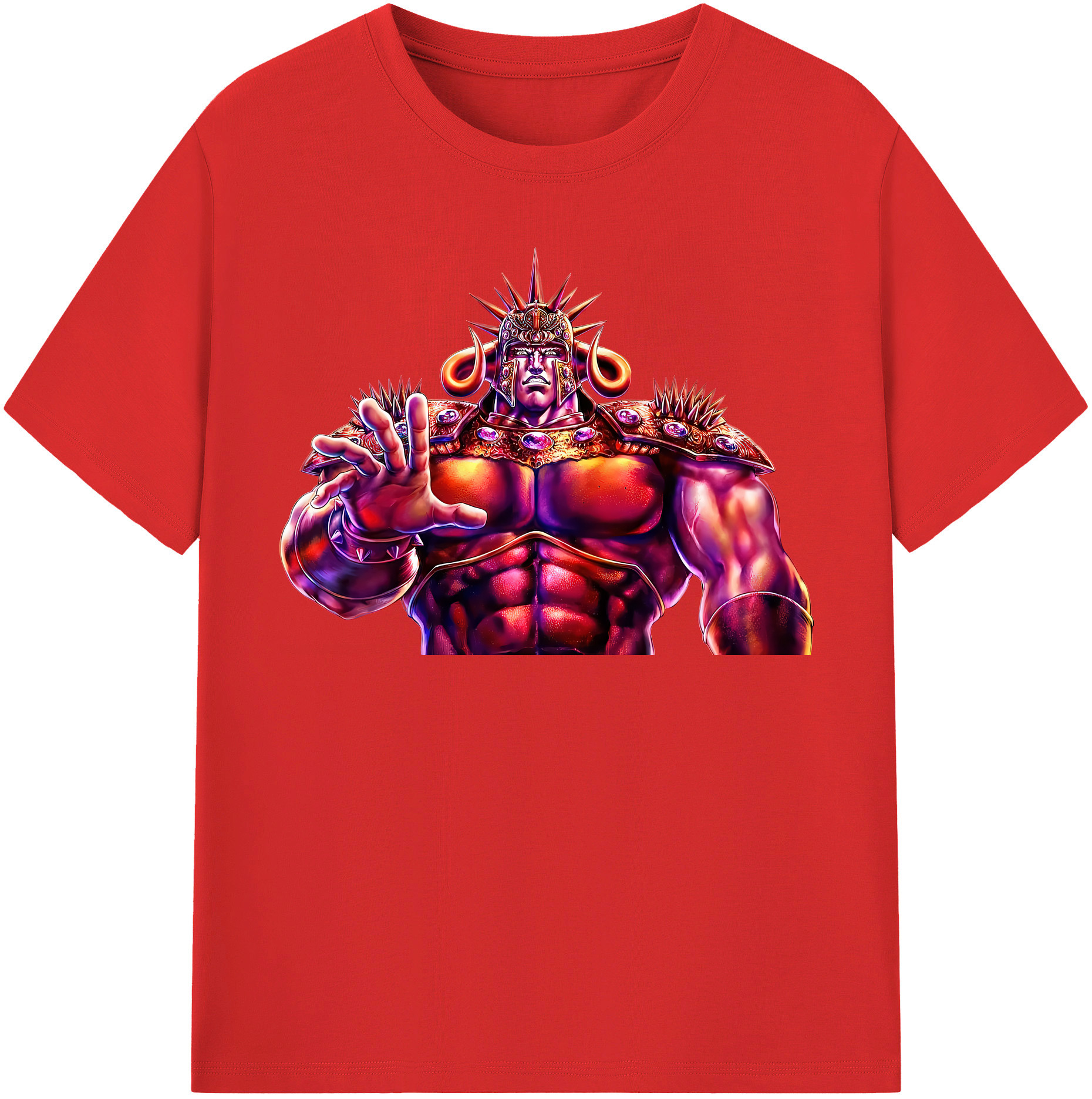 （画像用） 北斗の拳 Fist of the North Star レディースカジュアルプリントTシャツ（綿100％）