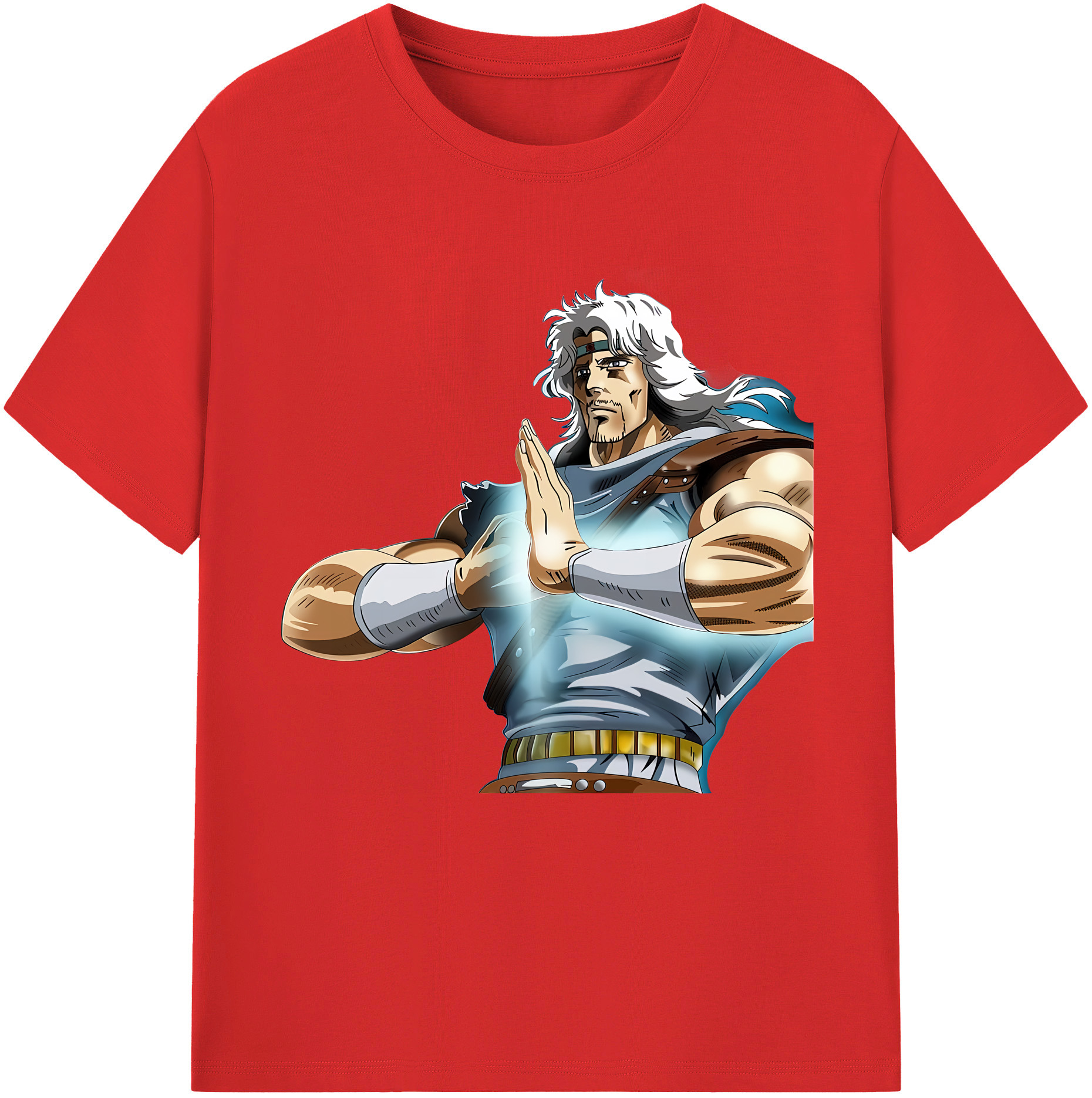 （画像用） 北斗の拳 Fist of the North Star レディースカジュアルプリントTシャツ（綿100％）