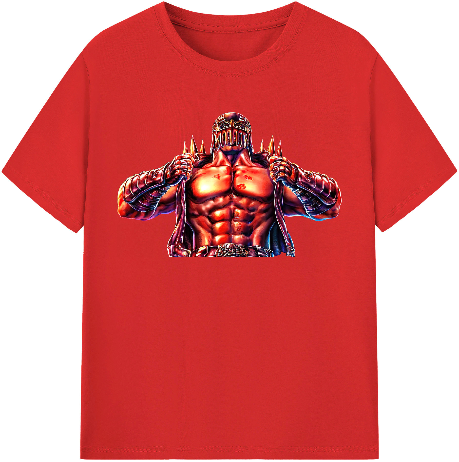 （画像用） 北斗の拳 Fist of the North Star レディースカジュアルプリントTシャツ（綿100％）