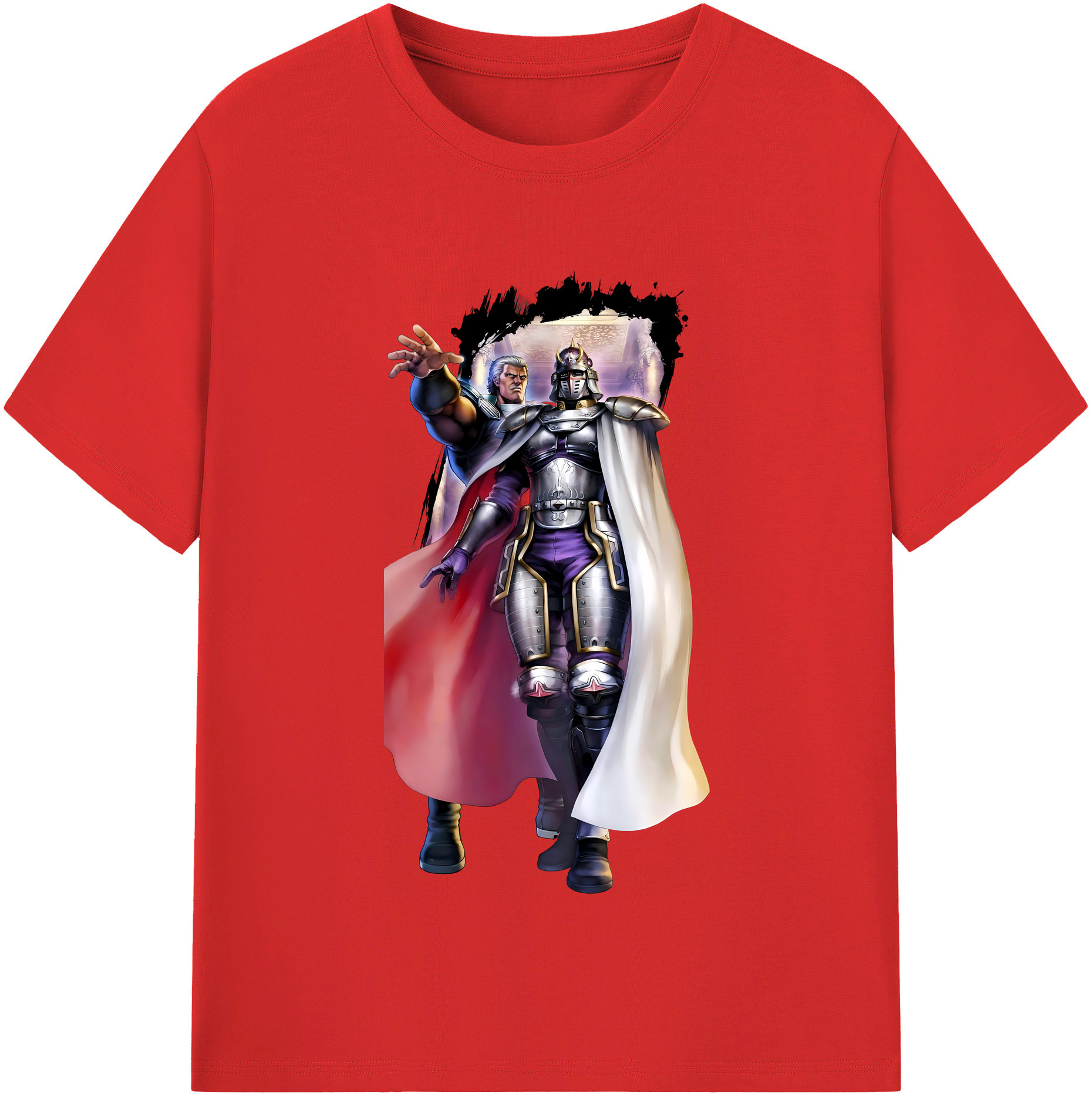 （画像用） 北斗の拳 Fist of the North Star レディースカジュアルプリントTシャツ（綿100％）