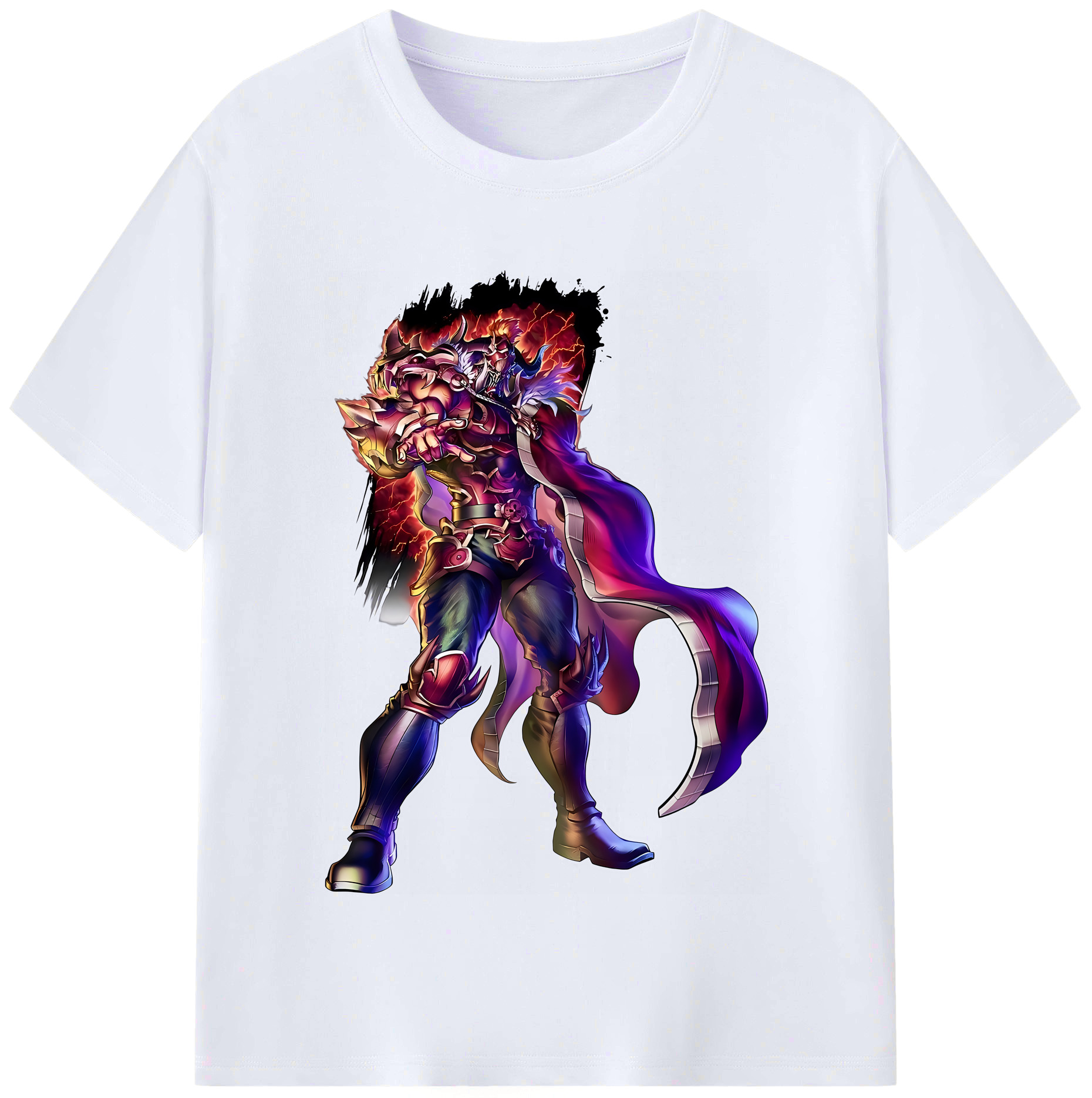 （画像用） 北斗の拳 Fist of the North Star レディースカジュアルプリントTシャツ（綿100％）
