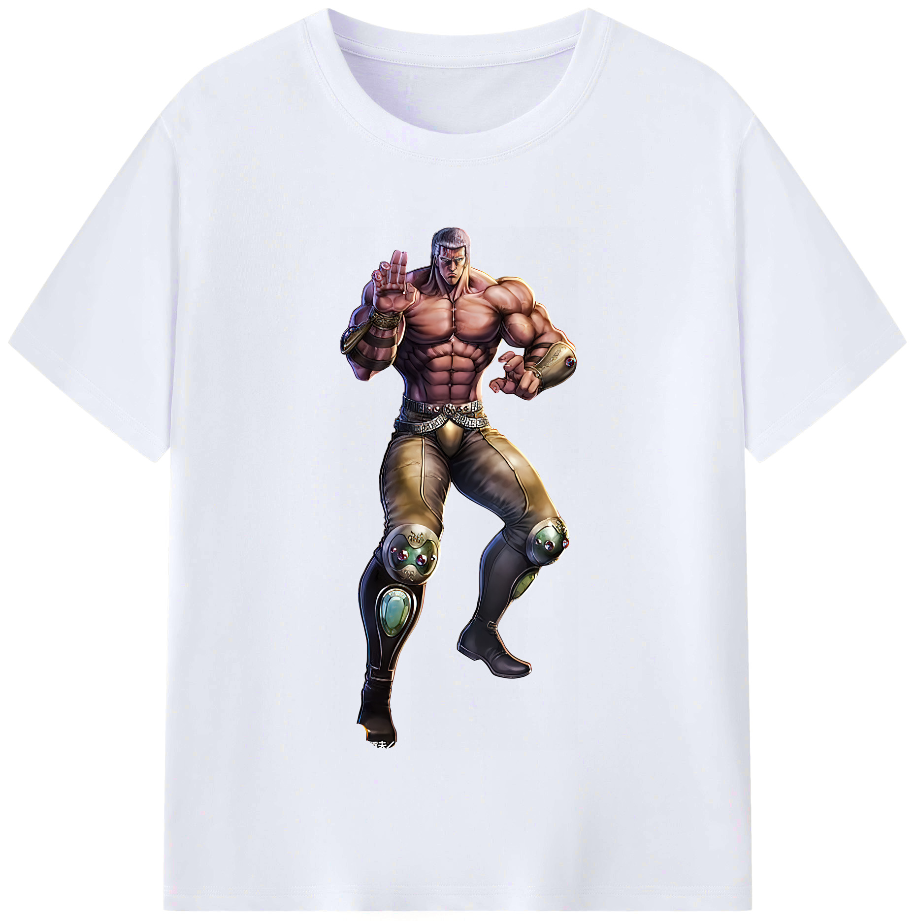 （画像用） 北斗の拳 Fist of the North Star レディースカジュアルプリントTシャツ（綿100％）