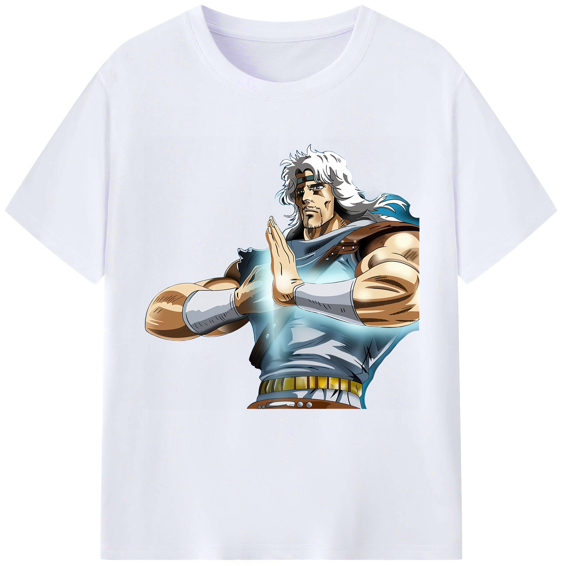 （画像用） 北斗の拳 Fist of the North Star レディースカジュアルプリントTシャツ（綿100％）