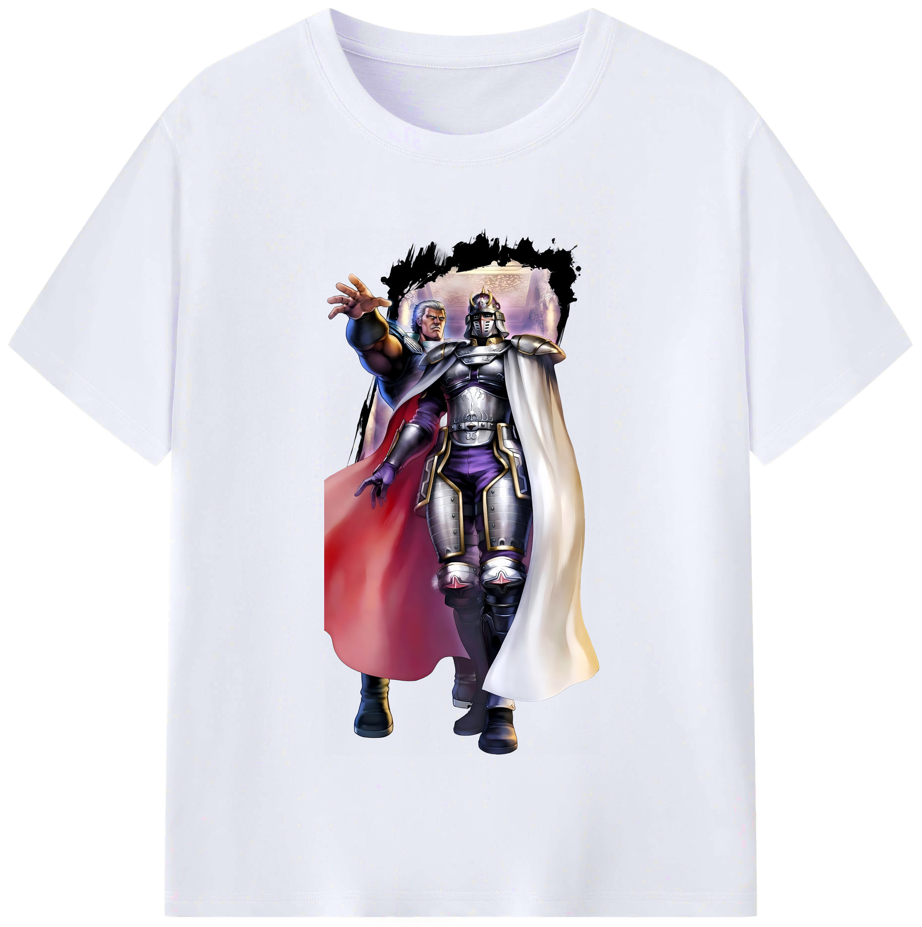 （画像用） 北斗の拳 Fist of the North Star レディースカジュアルプリントTシャツ（綿100％）