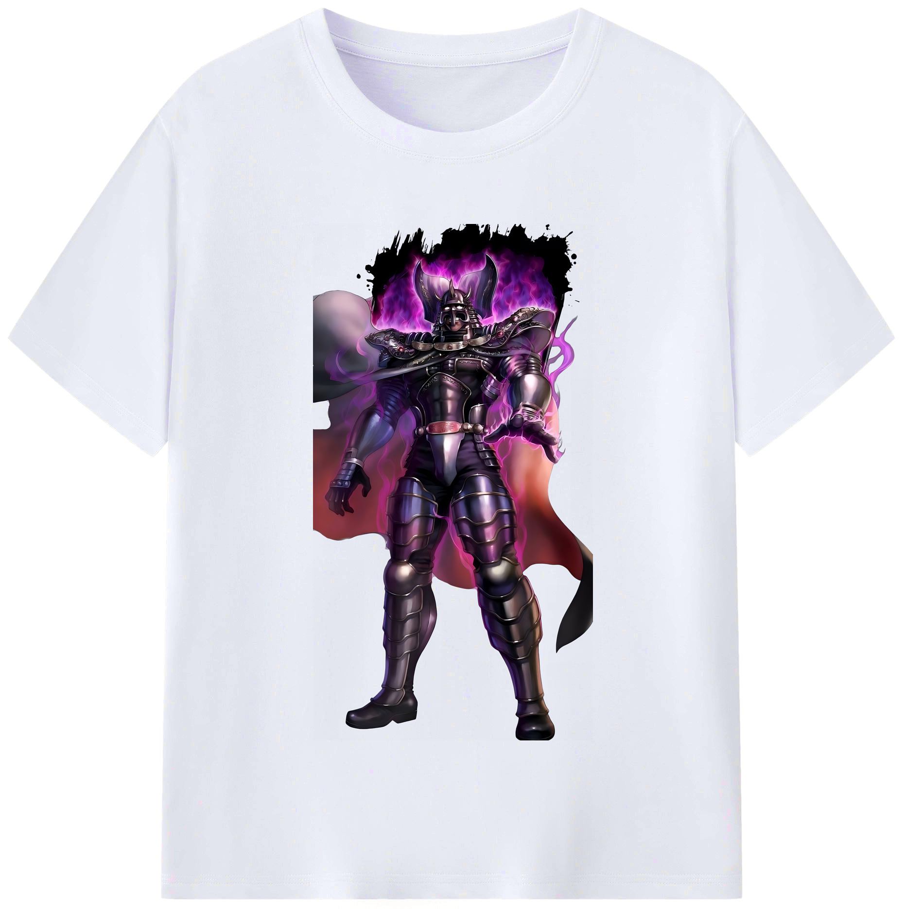 （画像用） 北斗の拳 Fist of the North Star レディースカジュアルプリントTシャツ（綿100％）