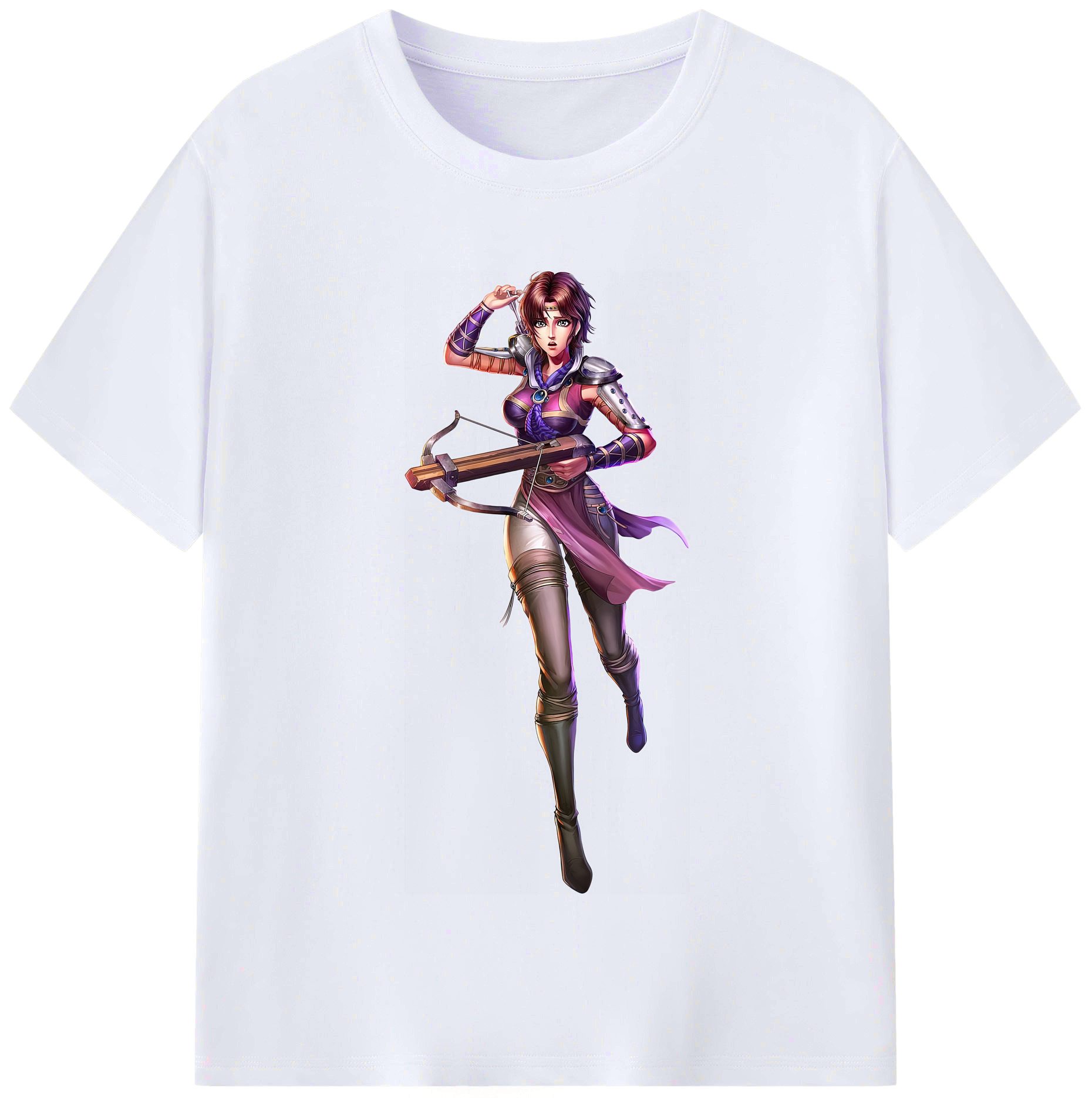 （画像用） 北斗の拳 Fist of the North Star レディースカジュアルプリントTシャツ（綿100％）