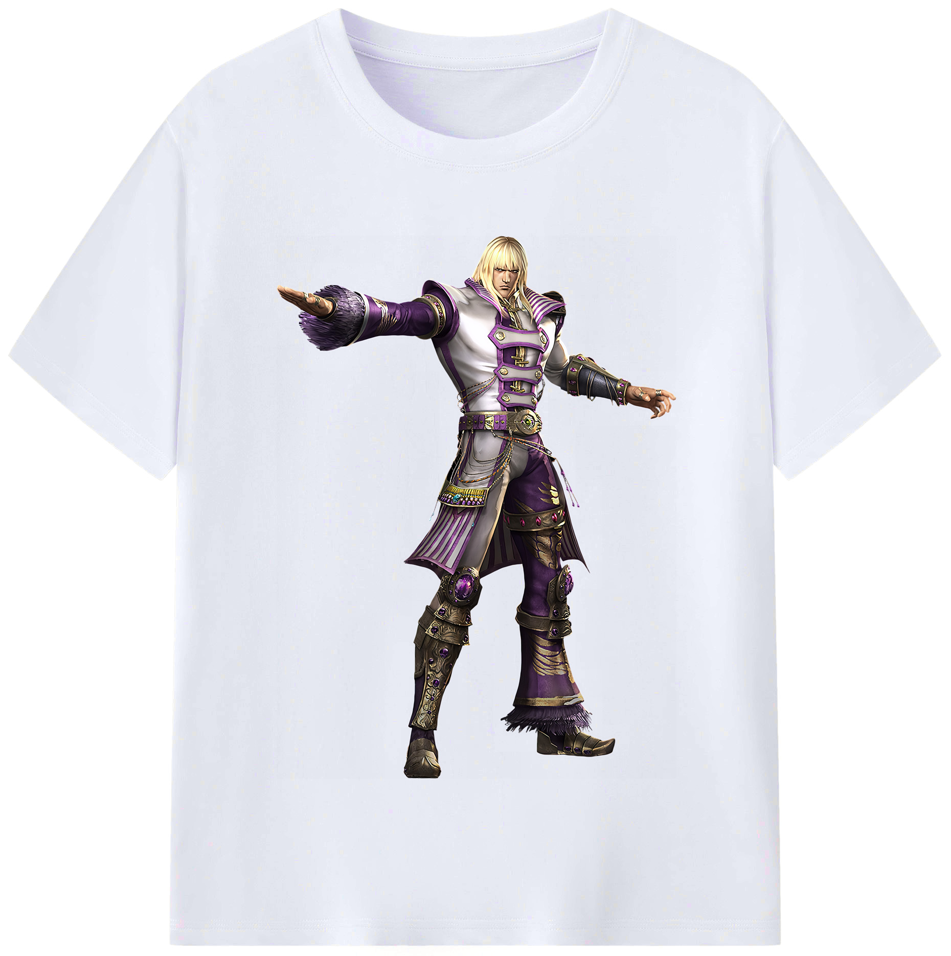 （画像用） 北斗の拳 Fist of the North Star レディースカジュアルプリントTシャツ（綿100％）
