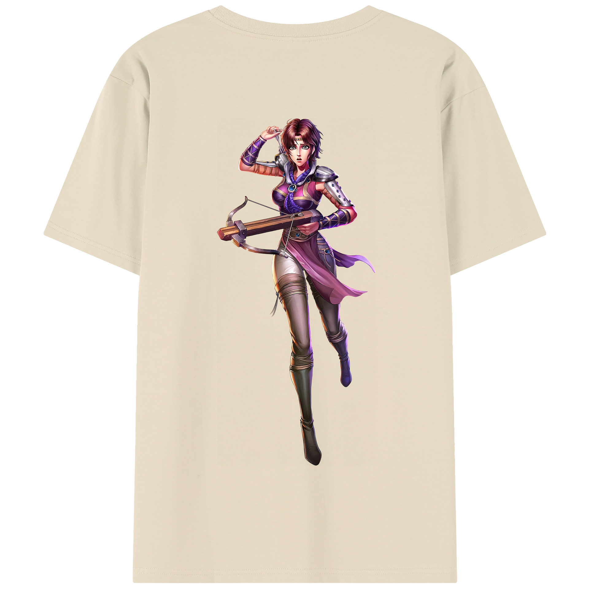 （画像用） 北斗の拳 Fist of the North Star 綿100％半袖Tシャツ（背面プリント）