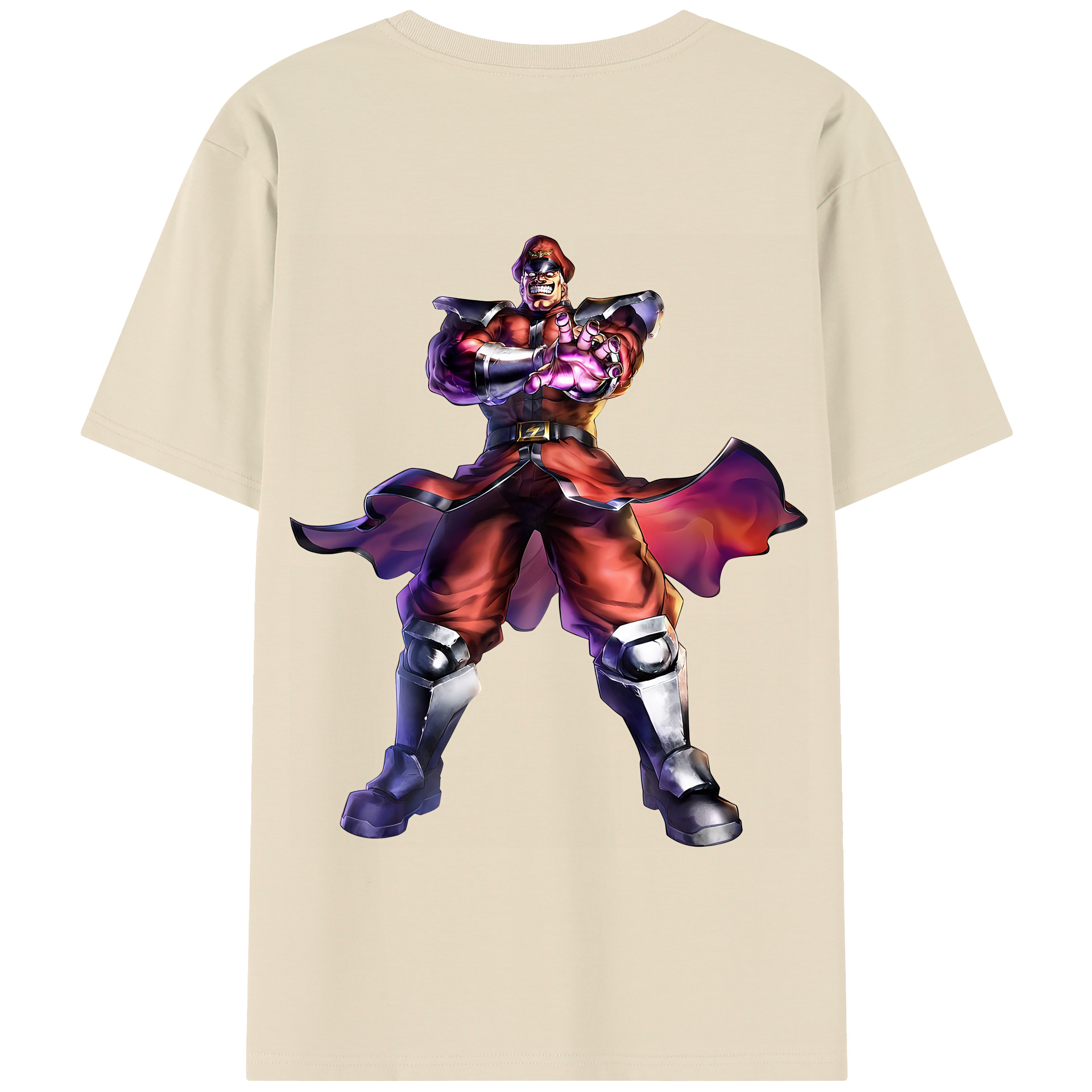 （画像用） 北斗の拳 Fist of the North Star 綿100％半袖Tシャツ（背面プリント）