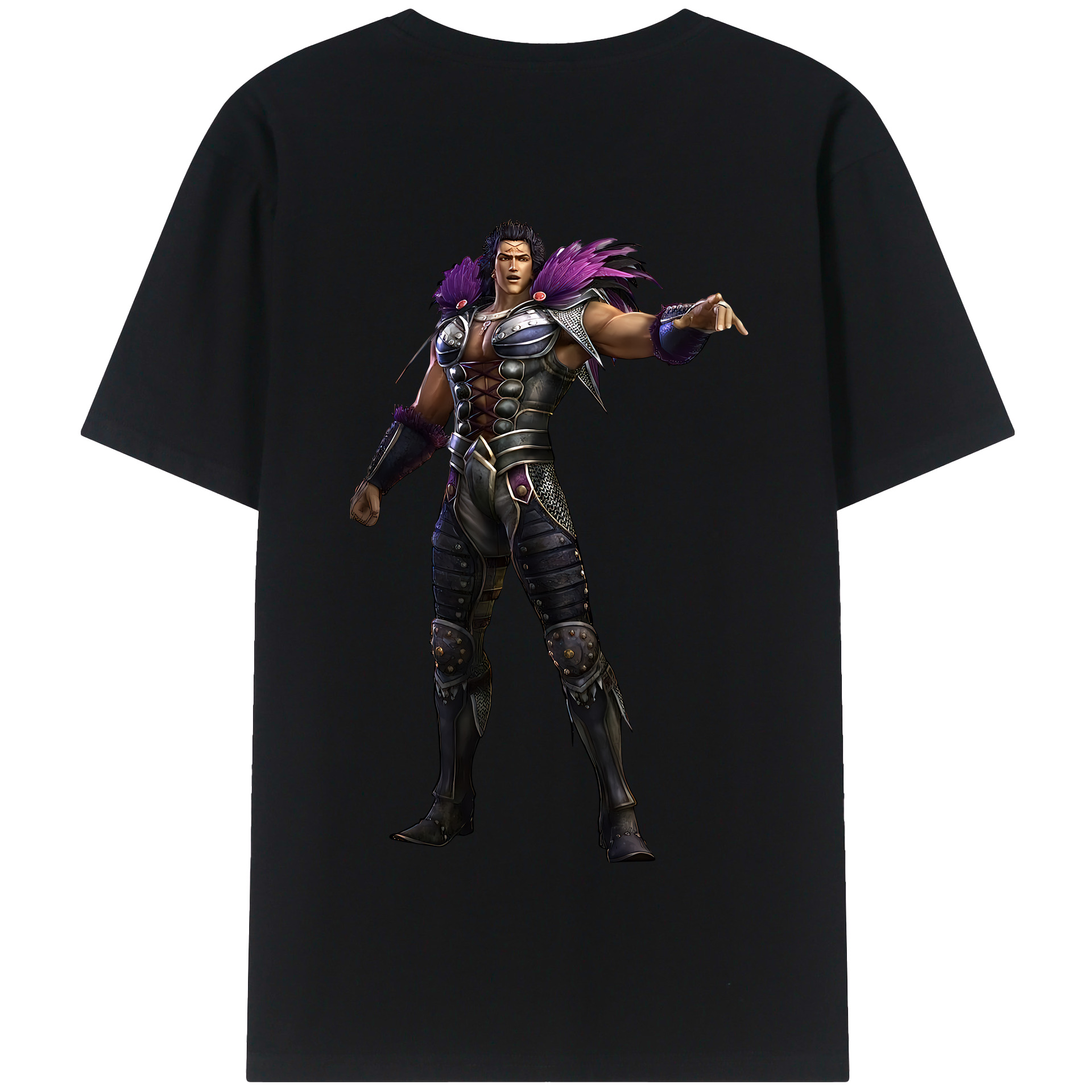 （画像用） 北斗の拳 Fist of the North Star 綿100％半袖Tシャツ（背面プリント）
