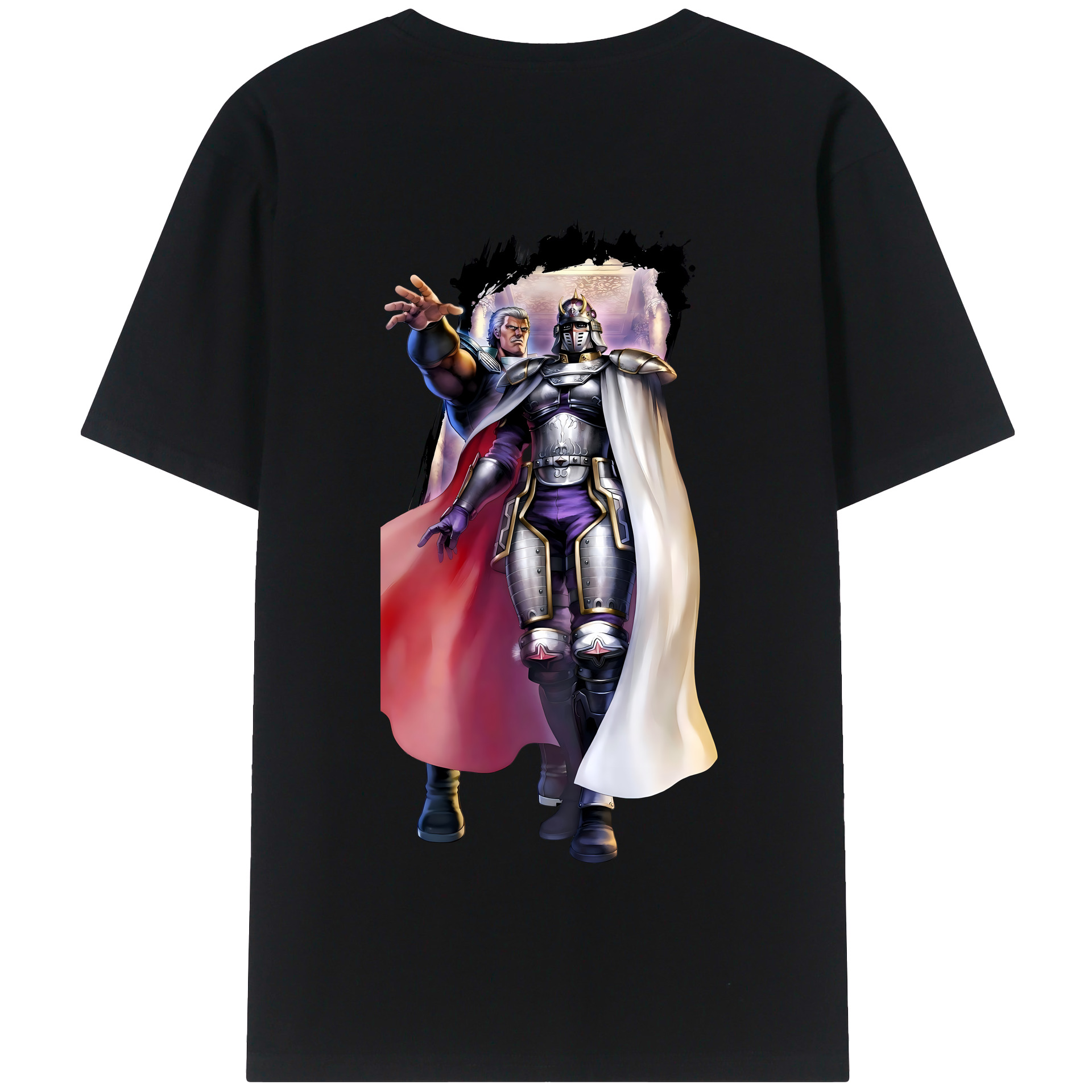 （画像用） 北斗の拳 Fist of the North Star 綿100％半袖Tシャツ（背面プリント）