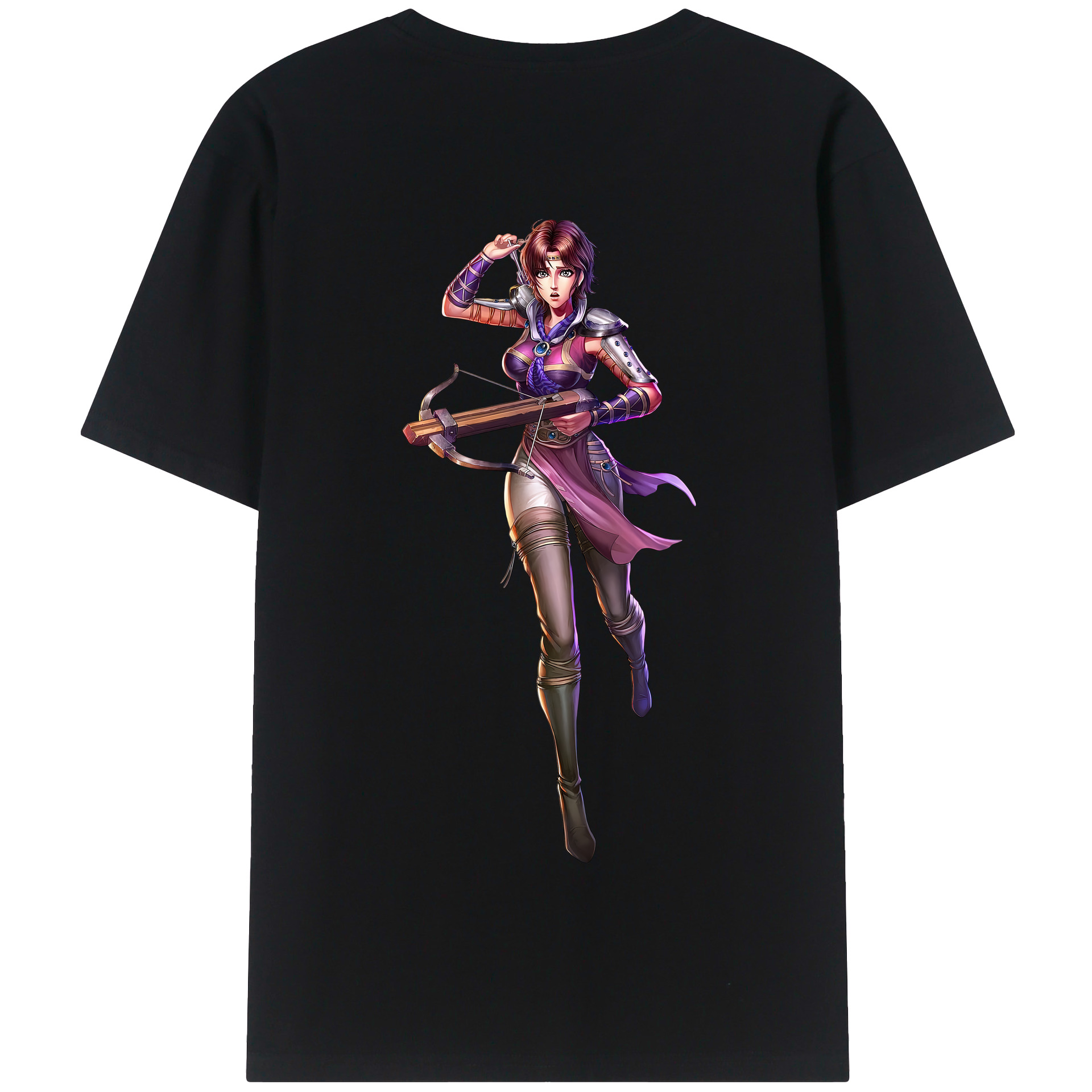 （画像用） 北斗の拳 Fist of the North Star 綿100％半袖Tシャツ（背面プリント）