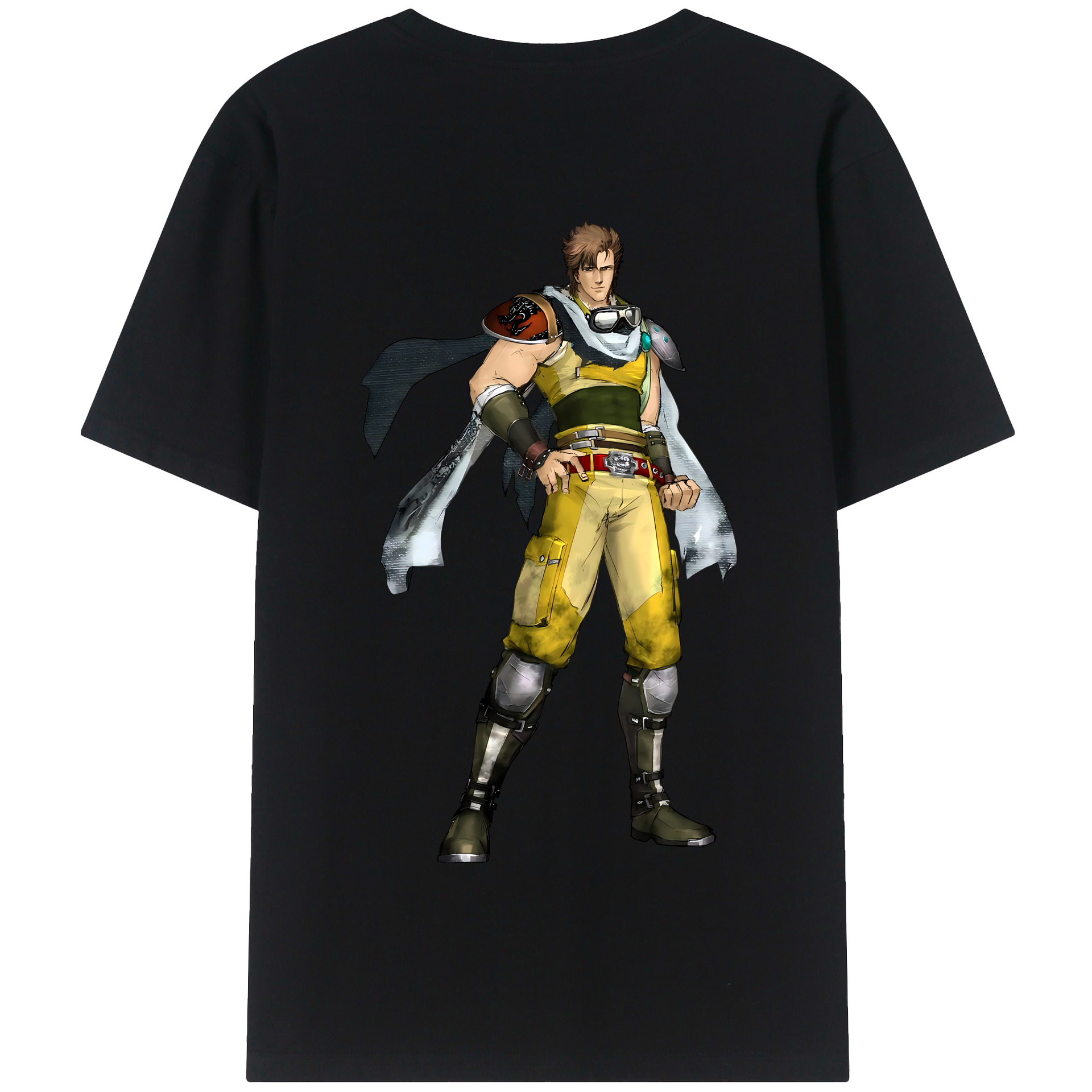 （画像用） 北斗の拳 Fist of the North Star 綿100％半袖Tシャツ（背面プリント）