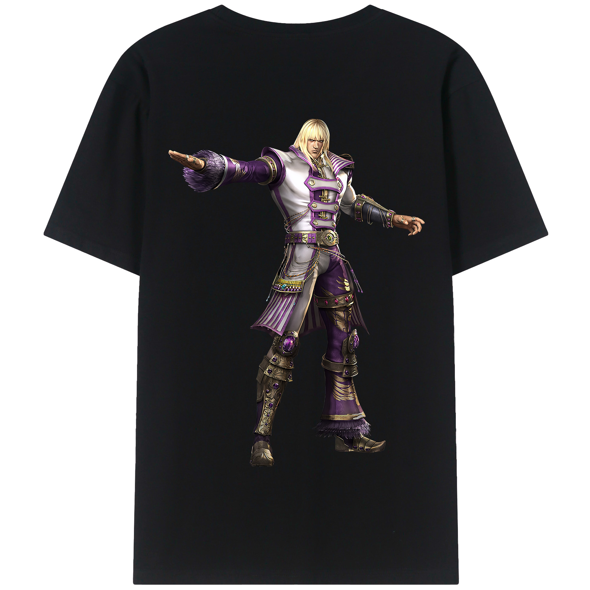 （画像用） 北斗の拳 Fist of the North Star 綿100％半袖Tシャツ（背面プリント）