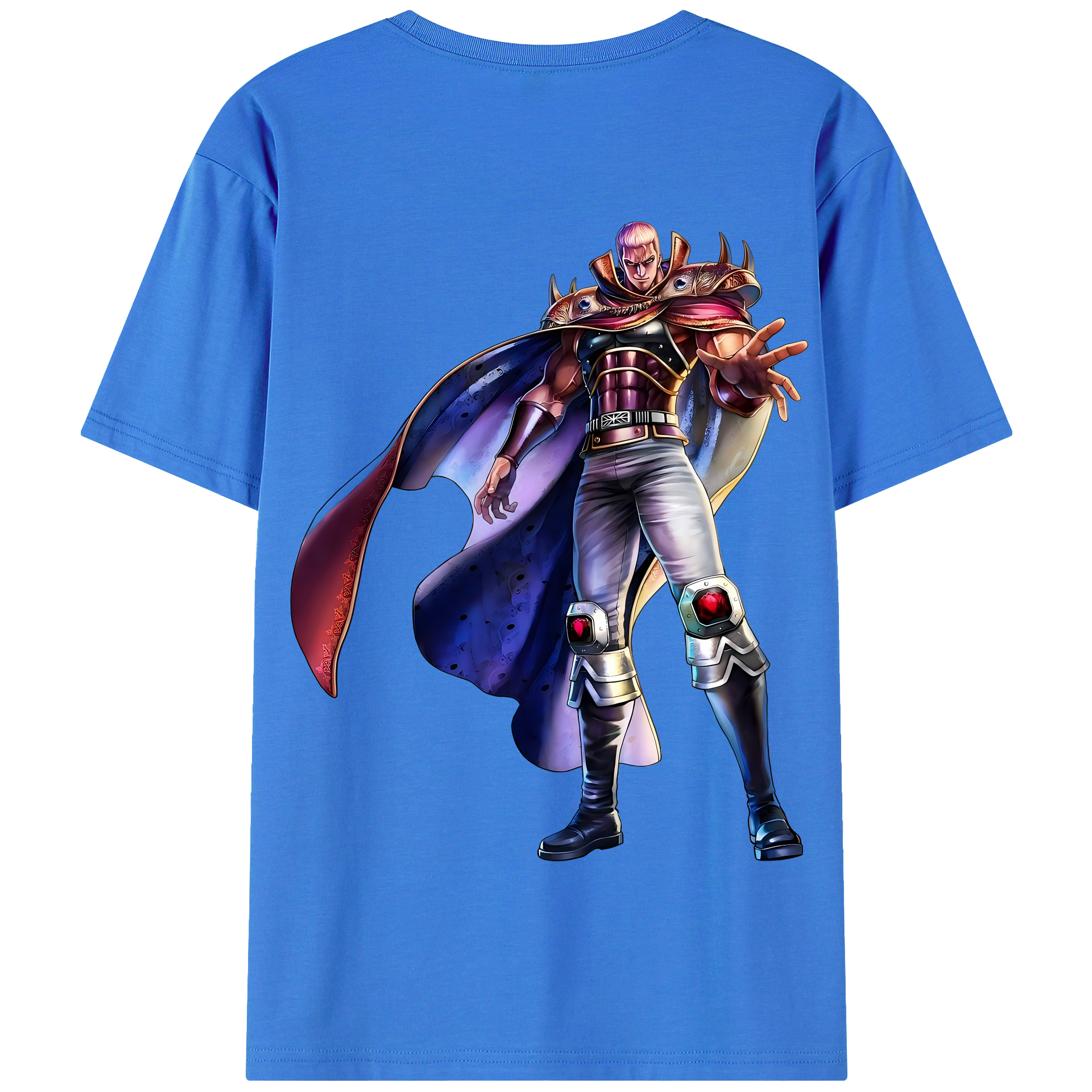 （画像用） 北斗の拳 Fist of the North Star 綿100％半袖Tシャツ（背面プリント）