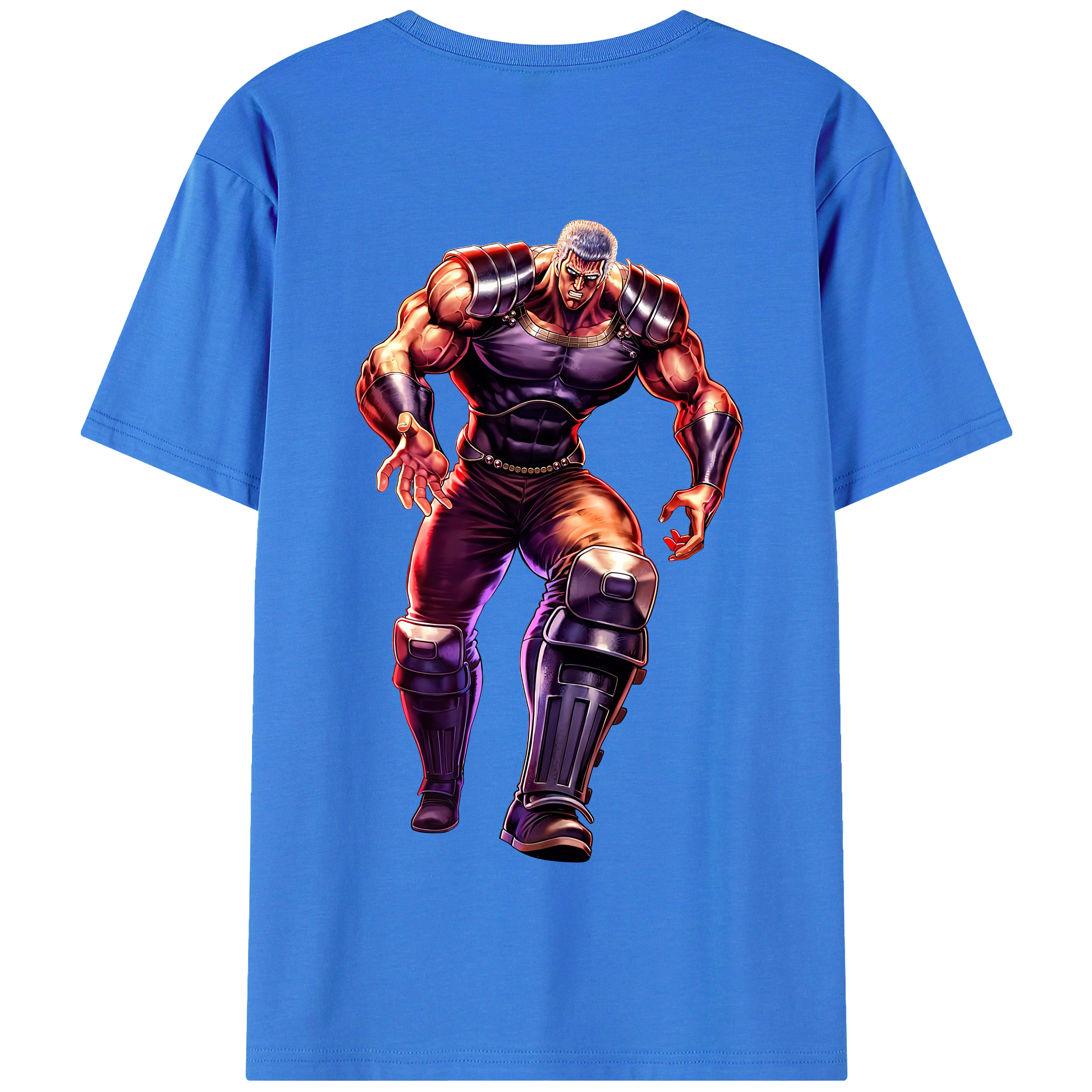 （画像用） 北斗の拳 Fist of the North Star 綿100％半袖Tシャツ（背面プリント）