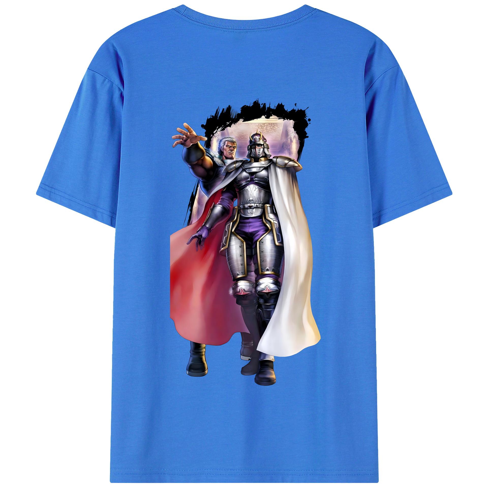 （画像用） 北斗の拳 Fist of the North Star 綿100％半袖Tシャツ（背面プリント）