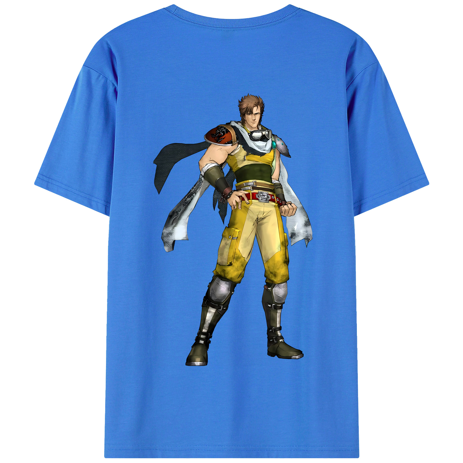 （画像用） 北斗の拳 Fist of the North Star 綿100％半袖Tシャツ（背面プリント）