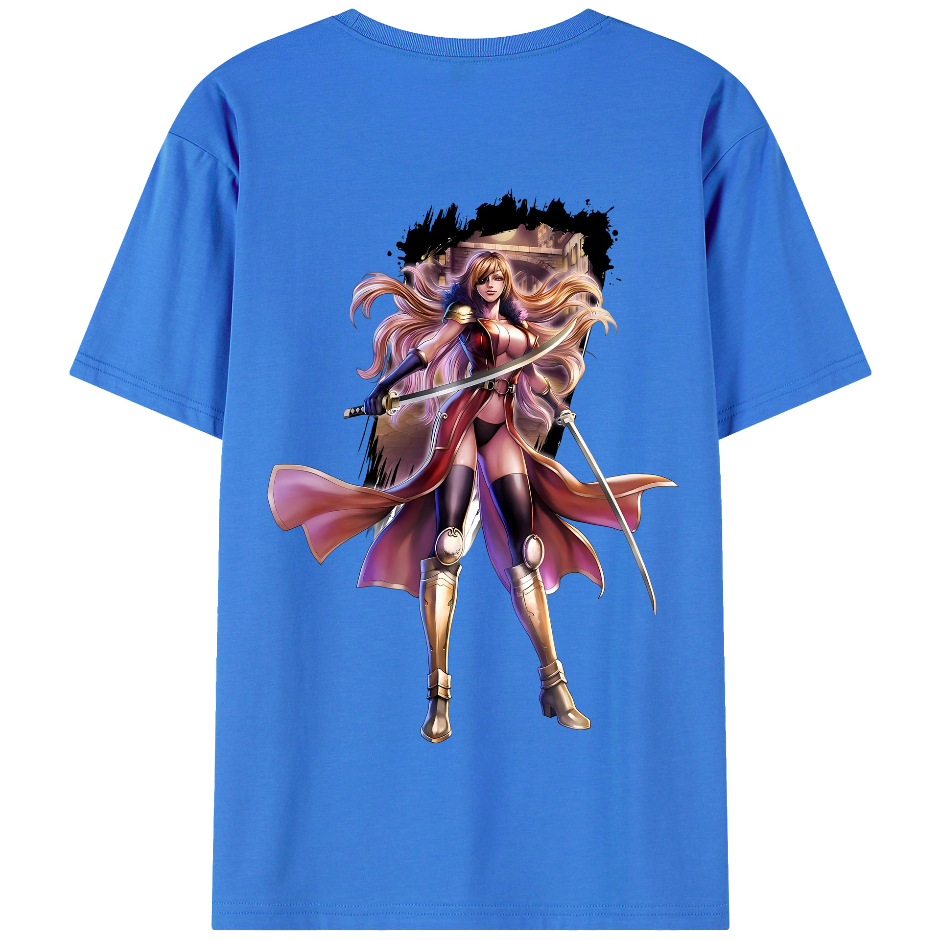 （画像用） 北斗の拳 Fist of the North Star 綿100％半袖Tシャツ（背面プリント）
