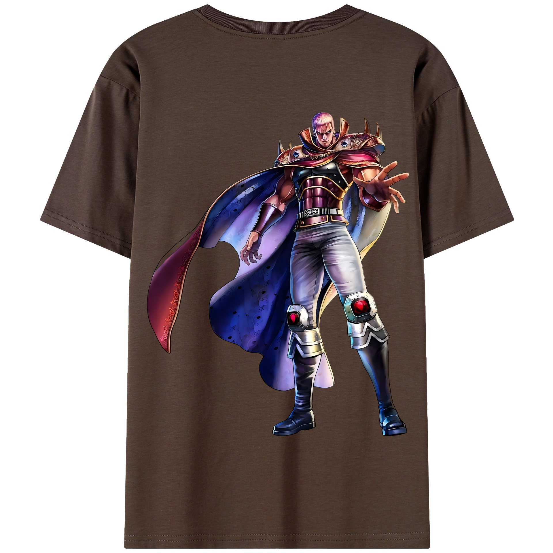 （画像用） 北斗の拳 Fist of the North Star 綿100％半袖Tシャツ（背面プリント）