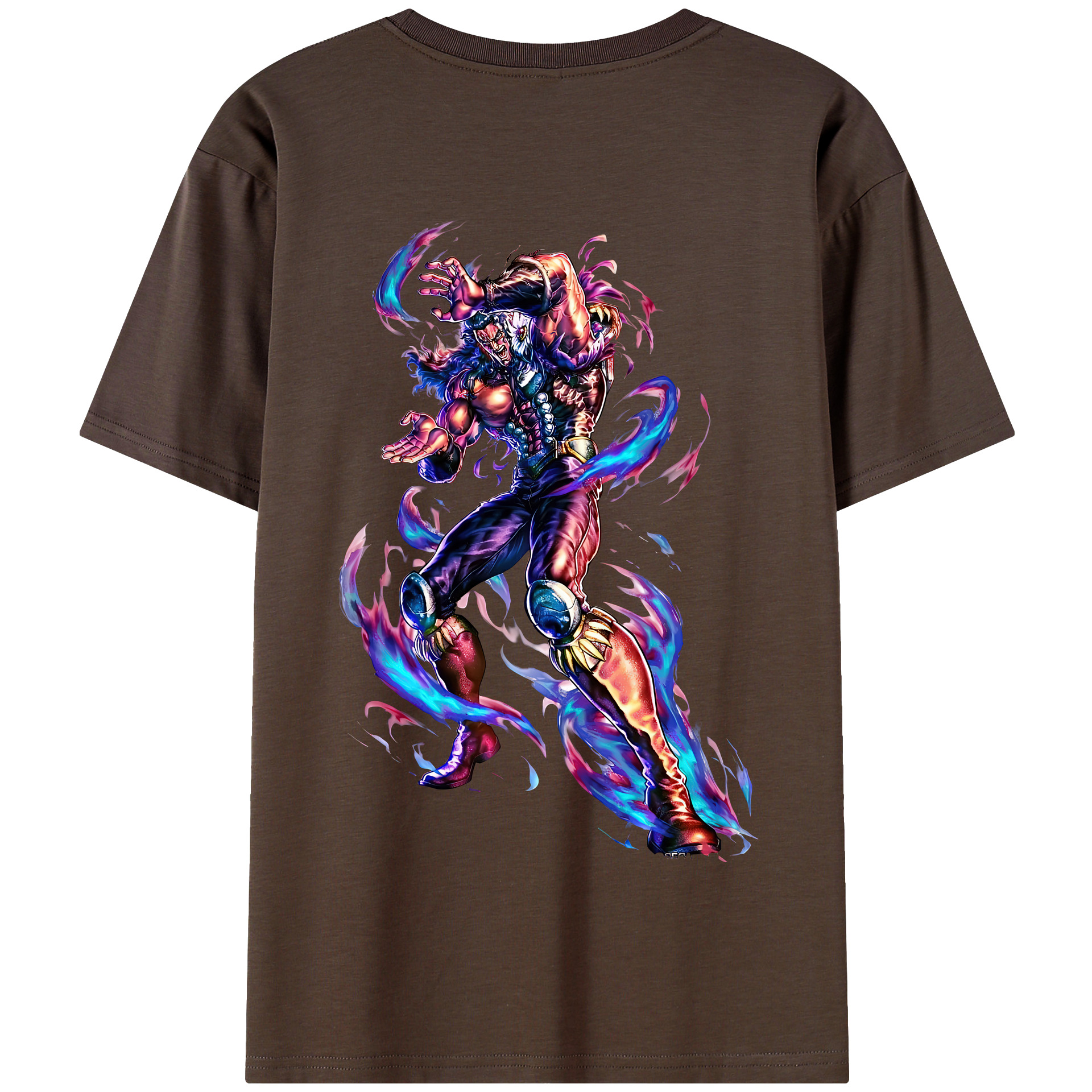 （画像用） 北斗の拳 Fist of the North Star 綿100％半袖Tシャツ（背面プリント）