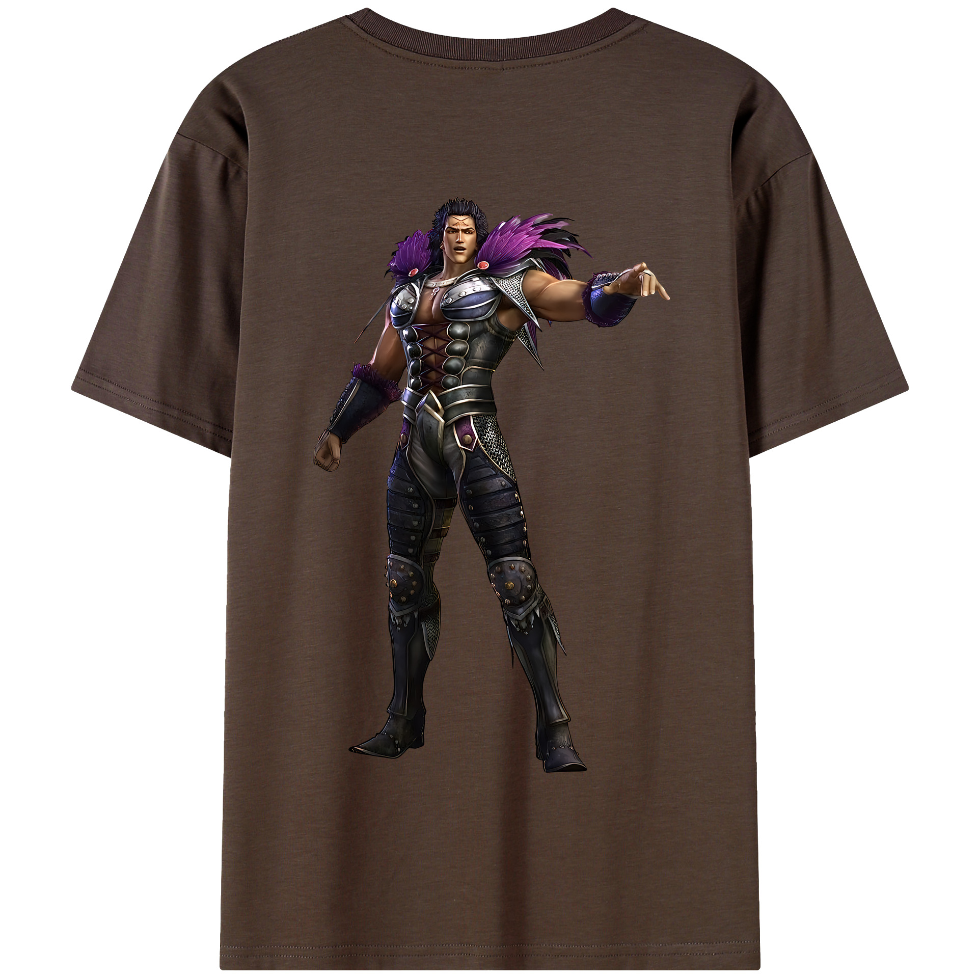 （画像用） 北斗の拳 Fist of the North Star 綿100％半袖Tシャツ（背面プリント）